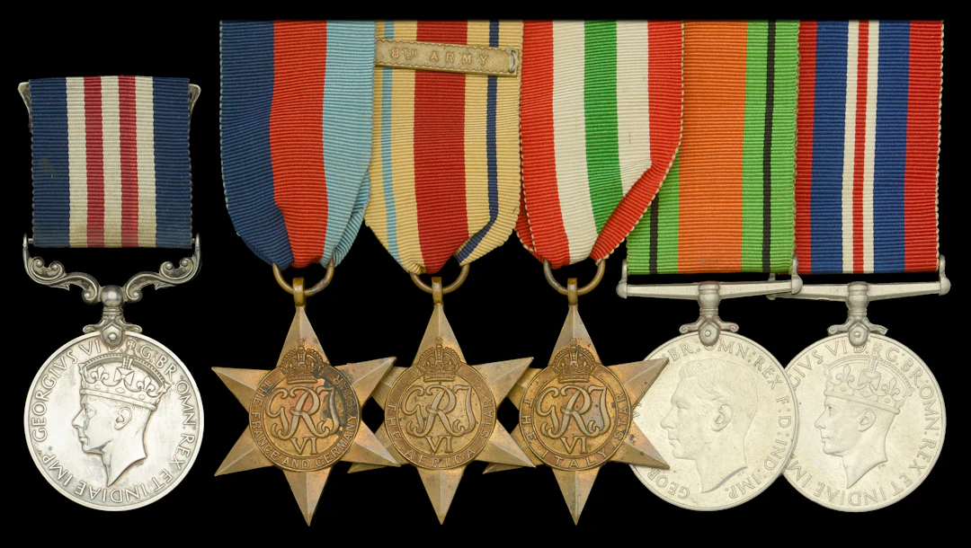 A Second War ‘North Africa campaign’ M.M. group of six awarded to