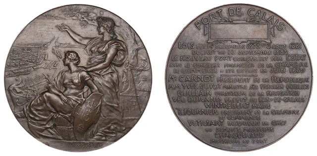 FRANCE, Inauguration du port de Calais [Opening of Calais Harbour]