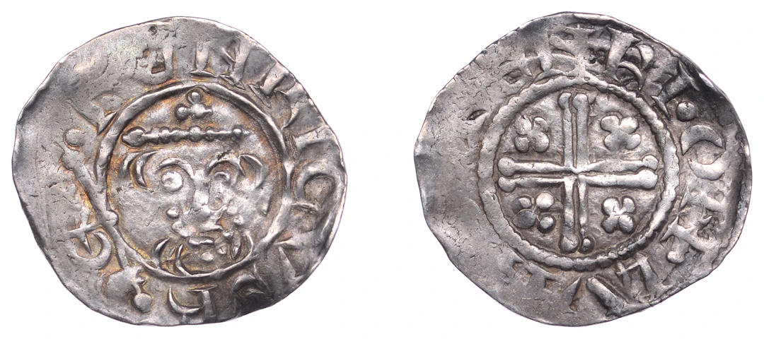 Richard I (1189-1199), Penny, class IVb, London, Henri, henri · on