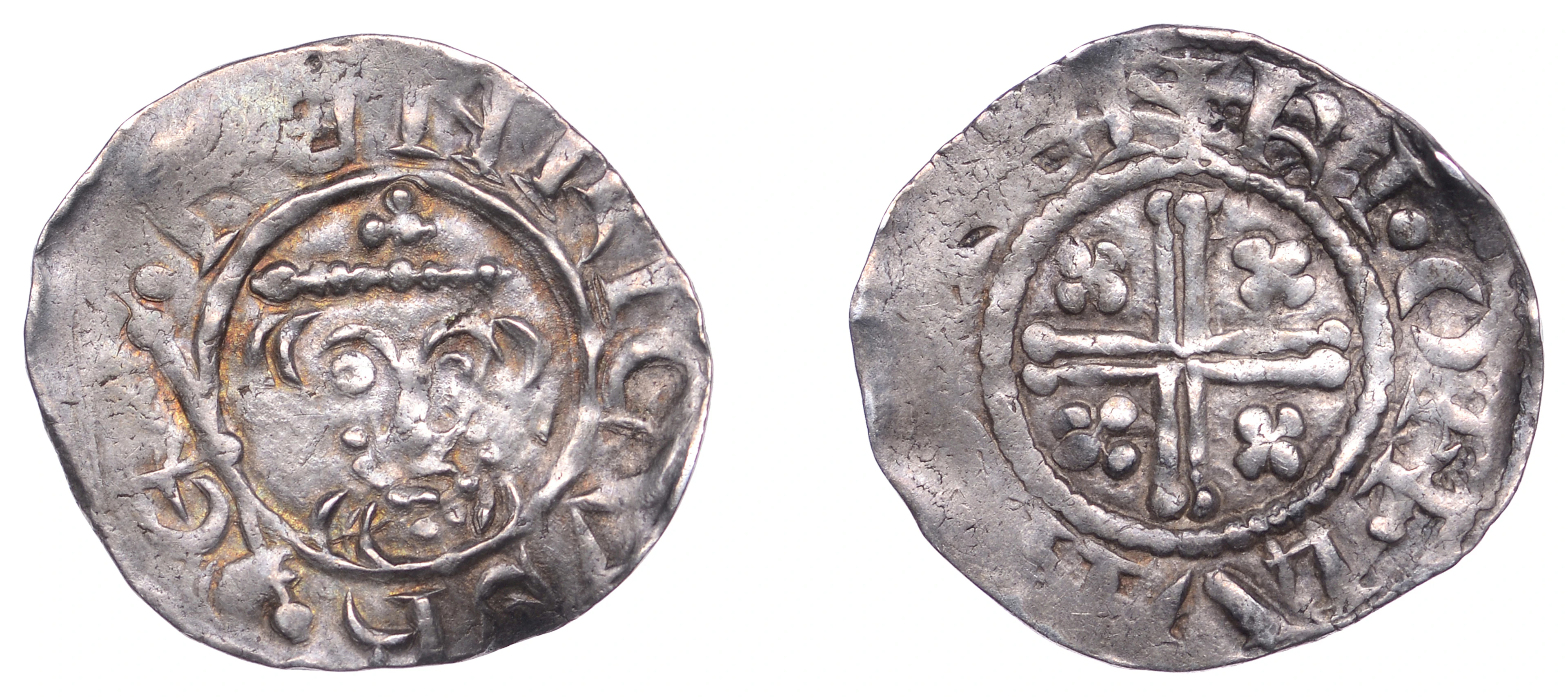 Richard I (1189-1199), Penny, class IVb, London, Henri, henri · on