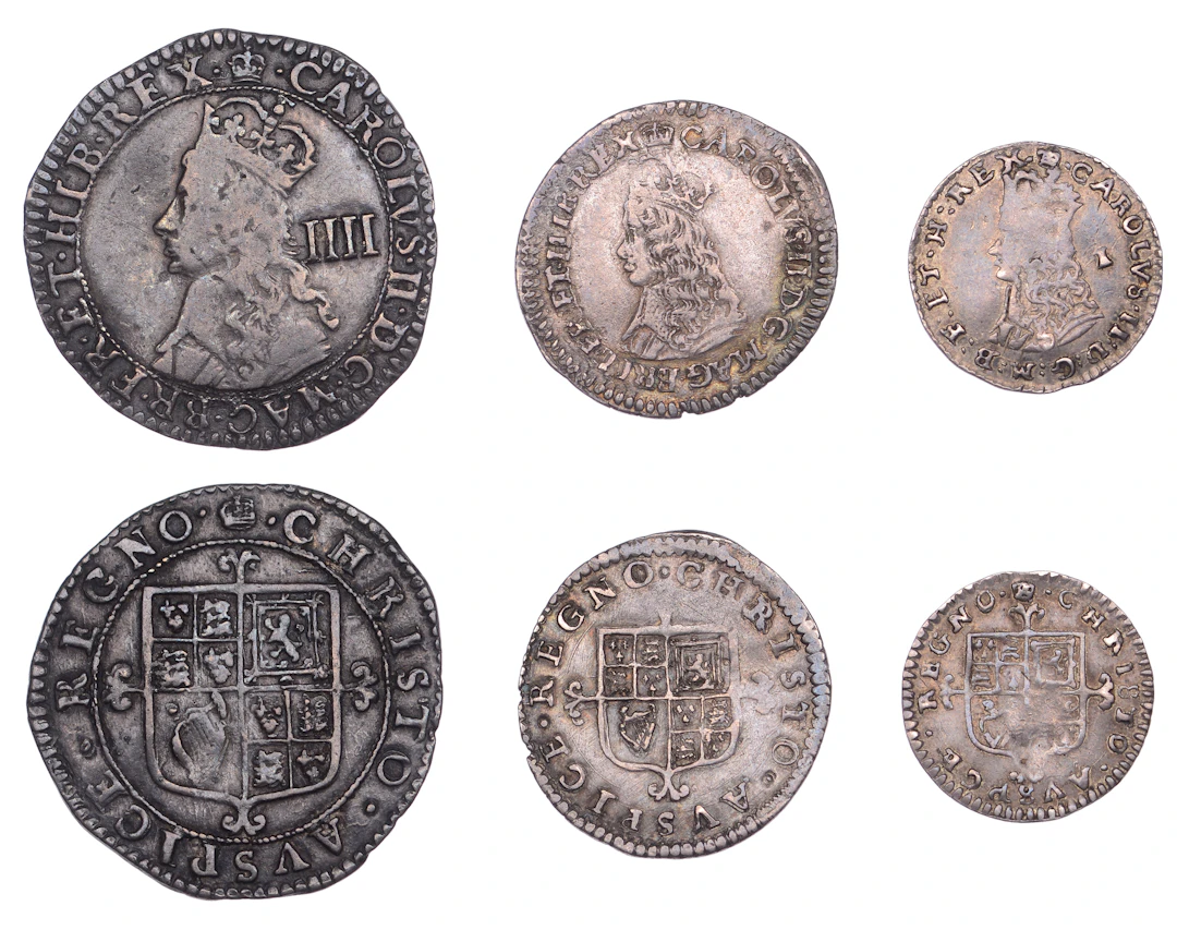 Charles II, First Hammered issue, Halfgroat, mm. crown, 0.91g/9h;