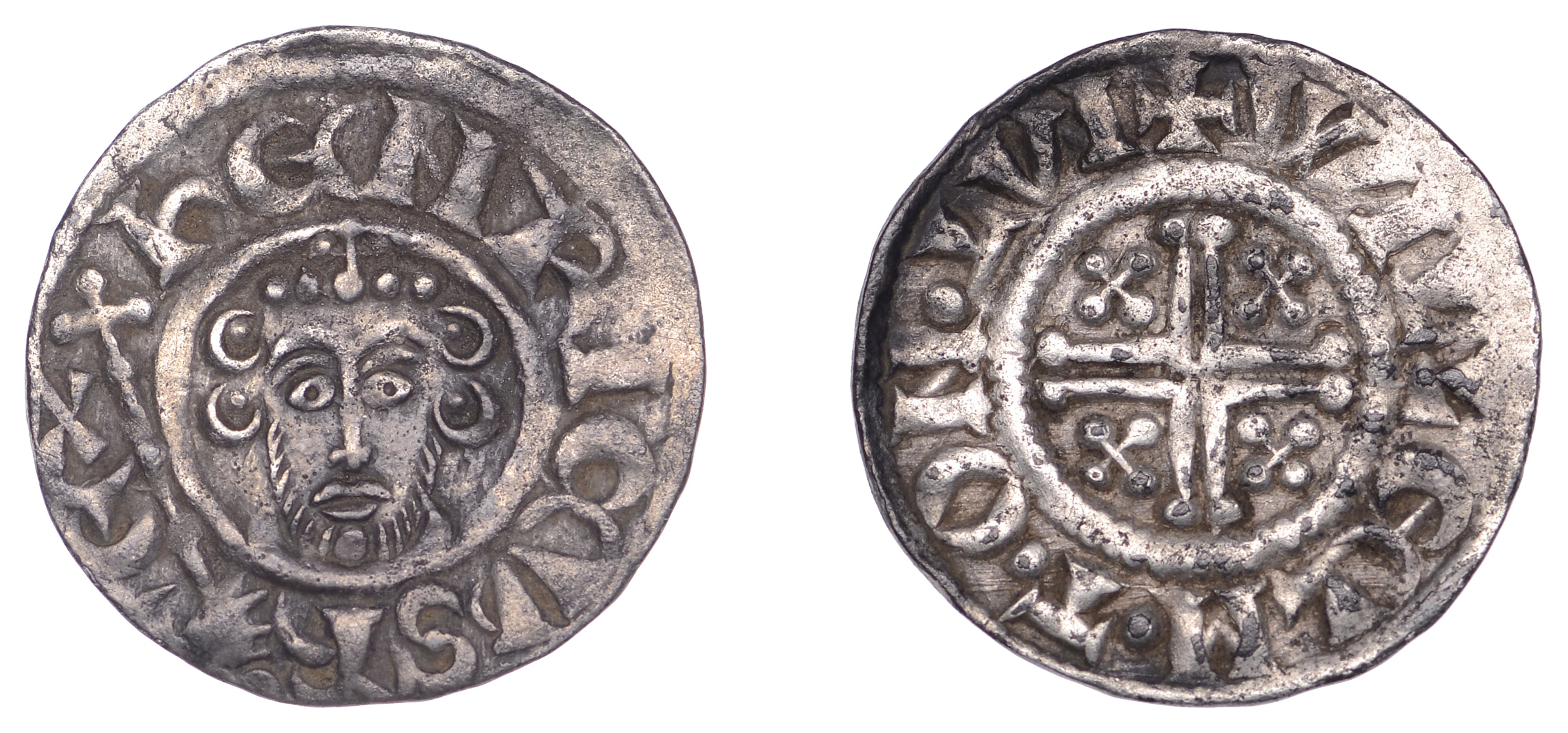 John (1199-1216), Penny, class Vc, London, Willelm T, willelm t on