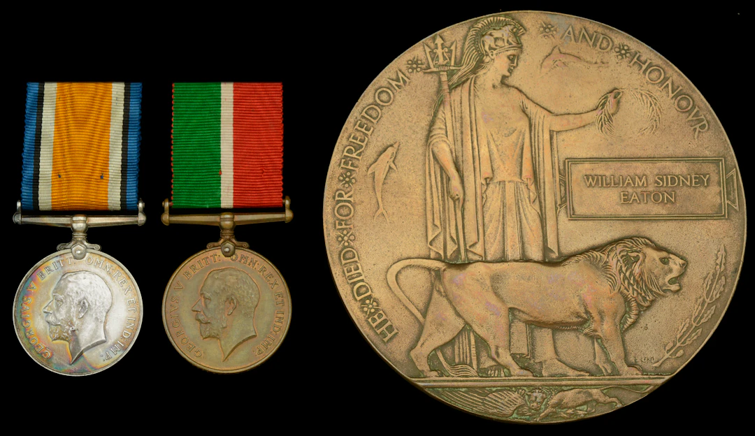 Pair: Deck Boy W. S. Eaton, Mercantile Marine, who was killed in action