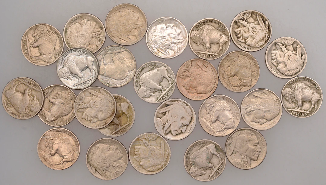 United States of America, ‘Buffalo’ Nickels (25), various dates (KM