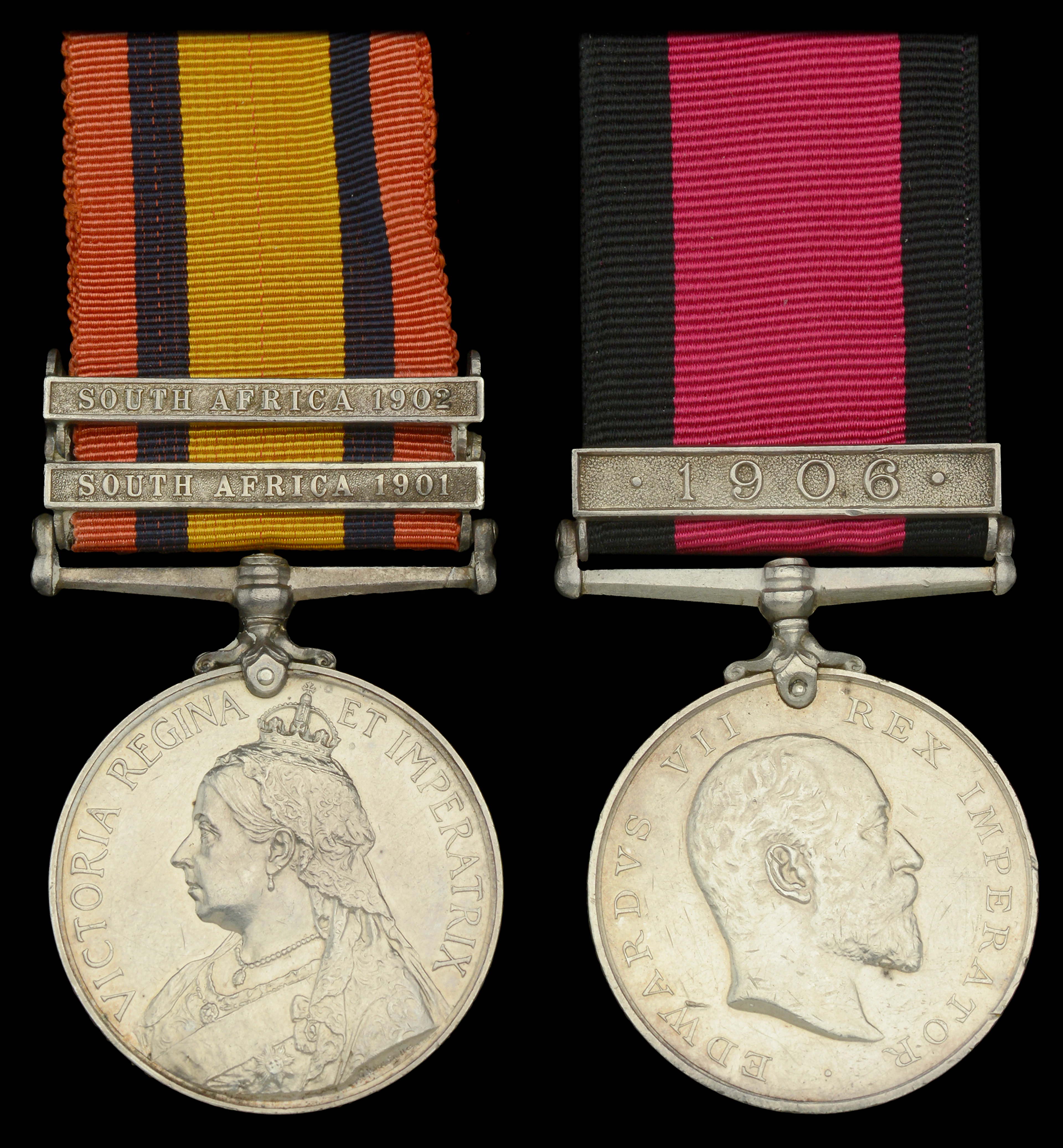 Pair: Trooper D. Berry, Natal Police Queen’s South Africa 1899-1902