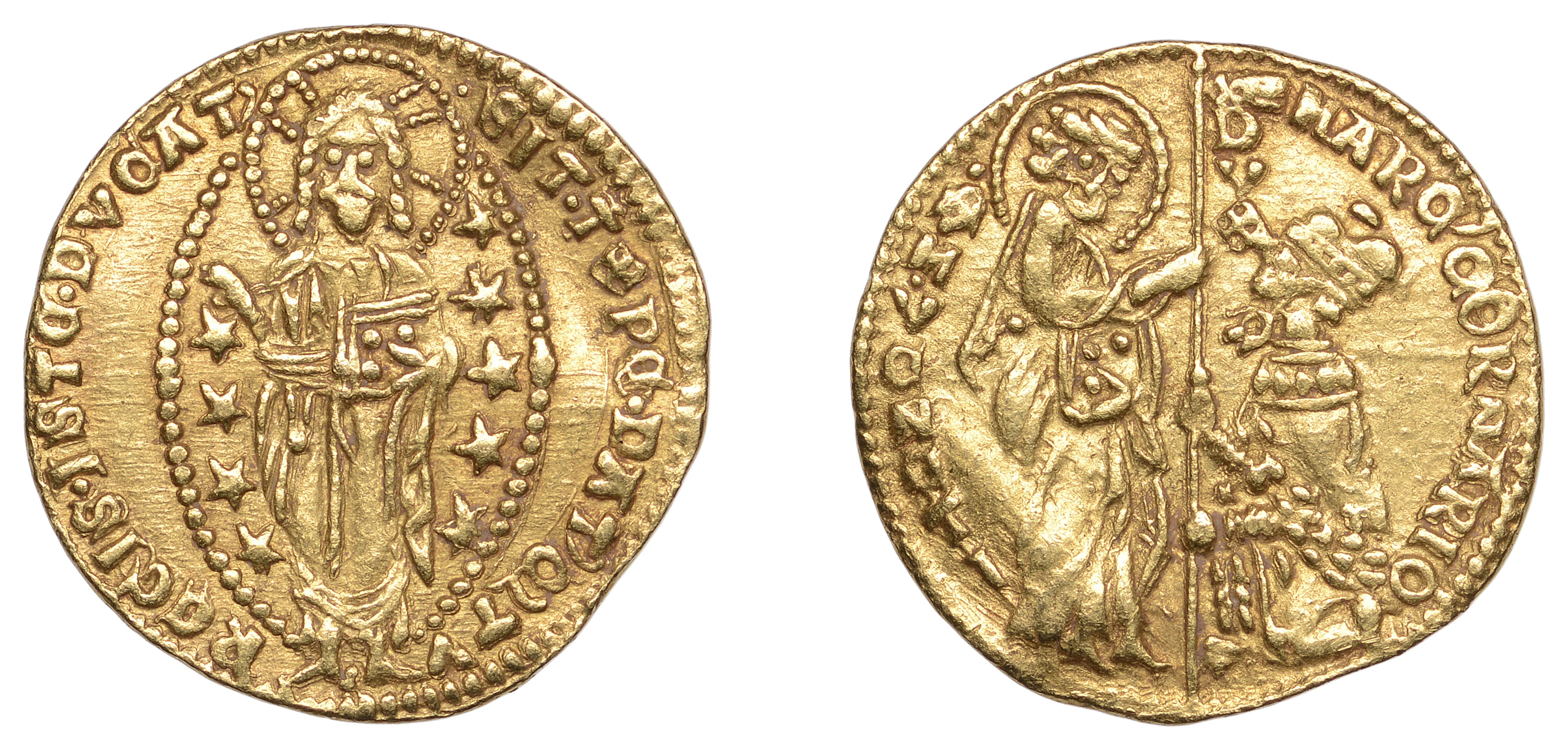 Italy, Venice, Marco Corner (1365-8), Ducato, 3.52g/3h (Paolucci 1;