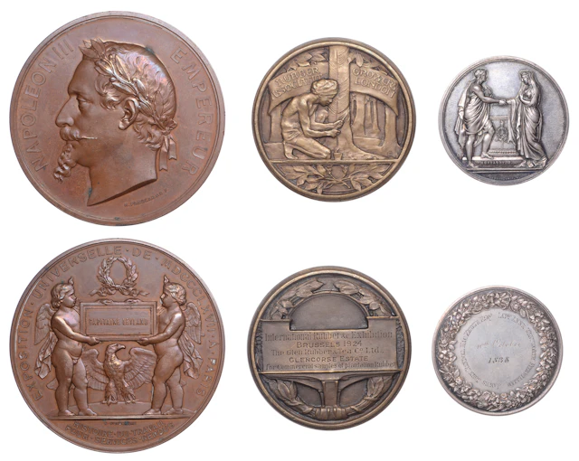 Marriage, 1838, a silver commemorative medal by Montagny, husband