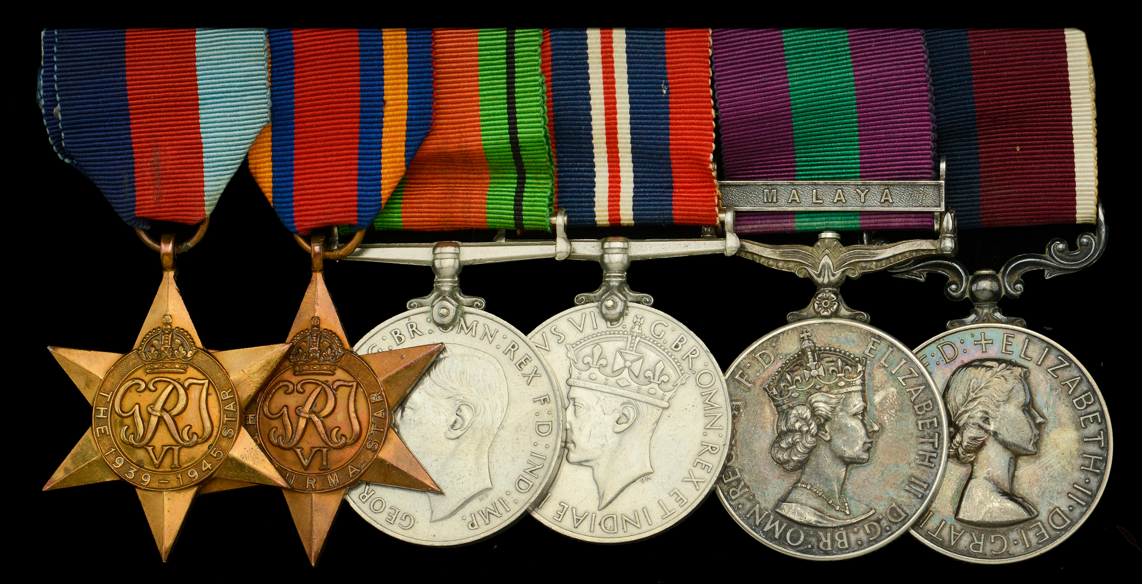 Six: Chief Technician J. D. Topping, Royal Air Force 1939-45 Star;