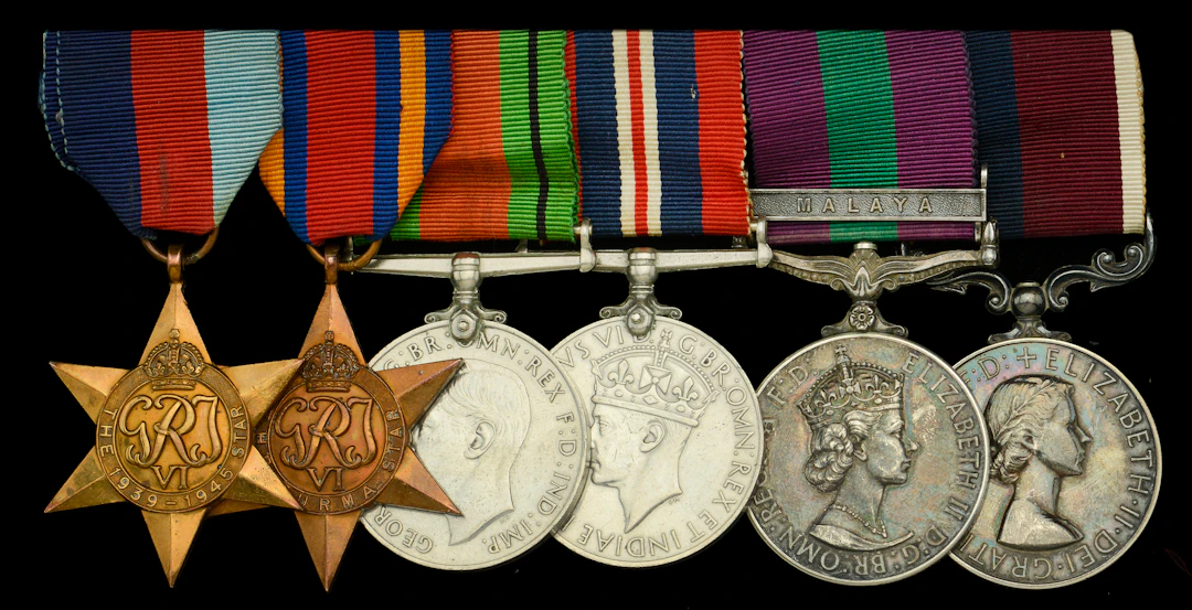 Six: Chief Technician J. D. Topping, Royal Air Force 1939-45 Star;
