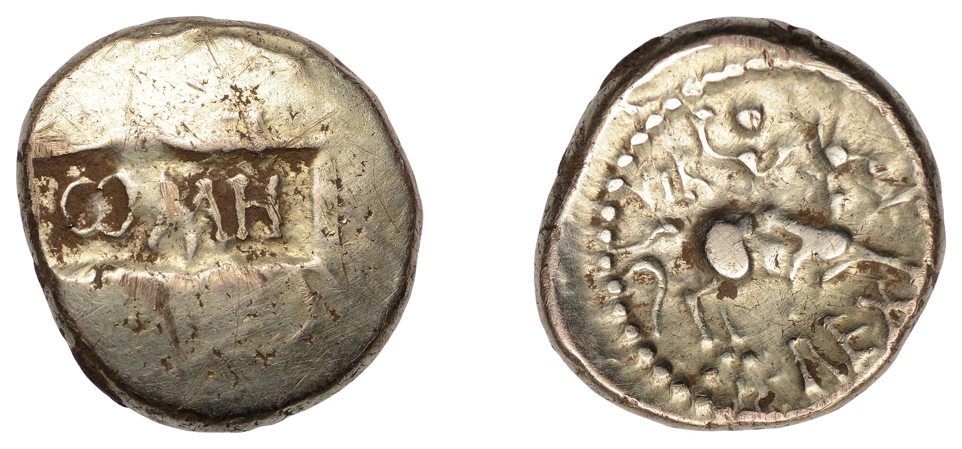British Iron Age, ATREBATES and REGNI, Verica (c. AD 10-40), gold