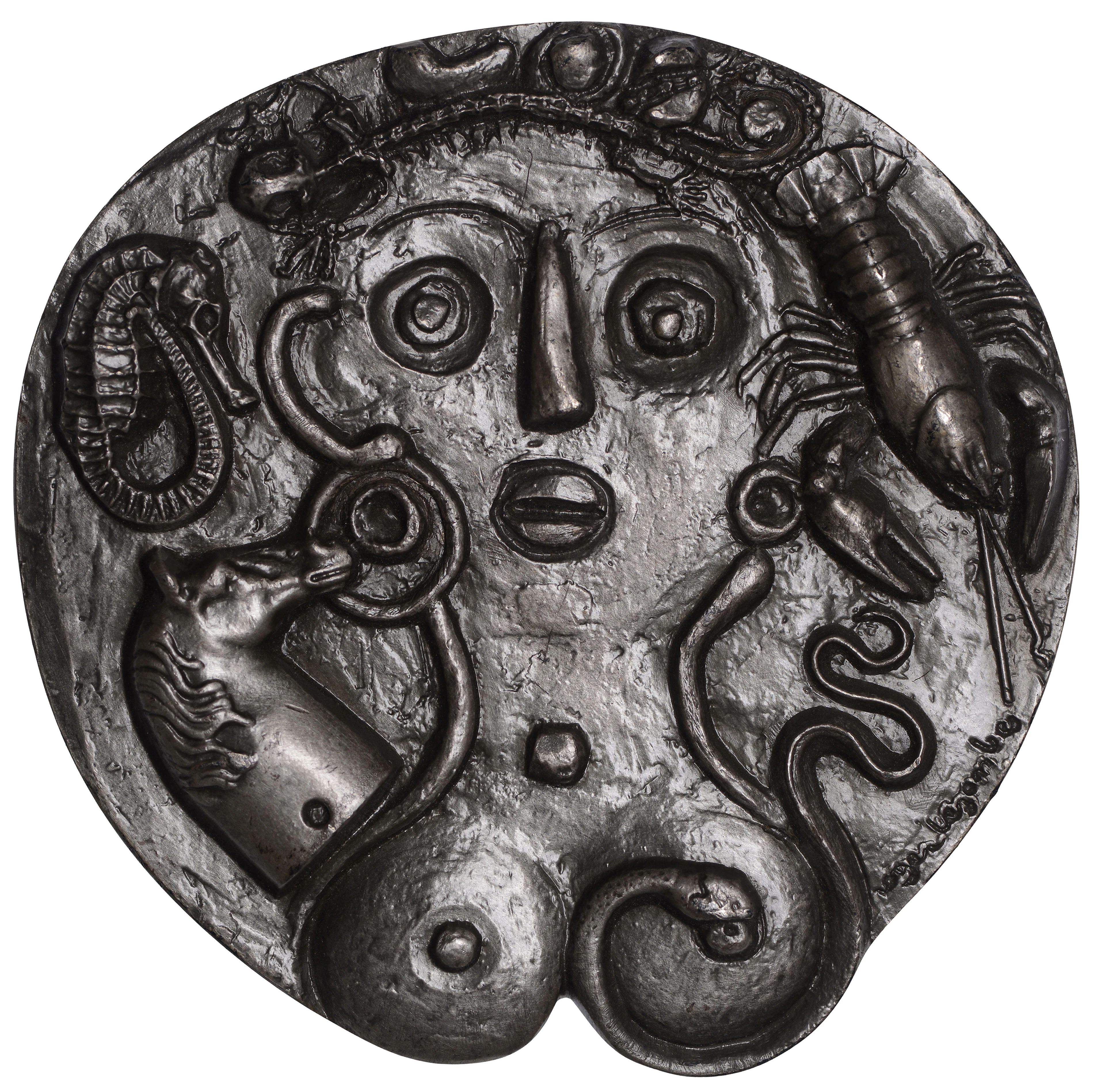 FRANCE, Histoire naturelle [Natural History], 1970, a uniface silver