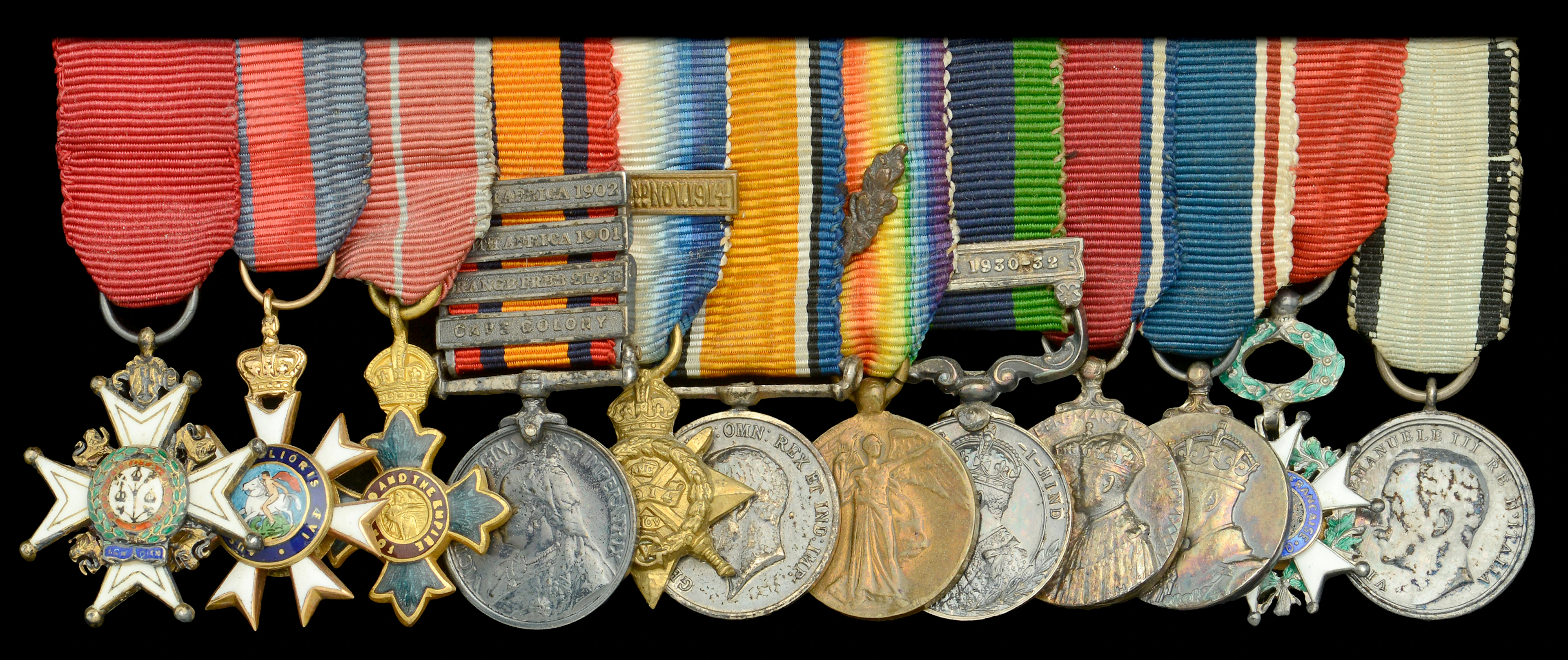 A fine inter-War C.B., post-War C.M.G., inter-War C.B.E. mounted group