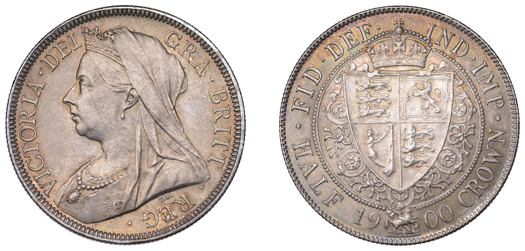 Victoria (1837-1901), Halfcrown, 1900 (ESC 2786; S 3938). Cabinet