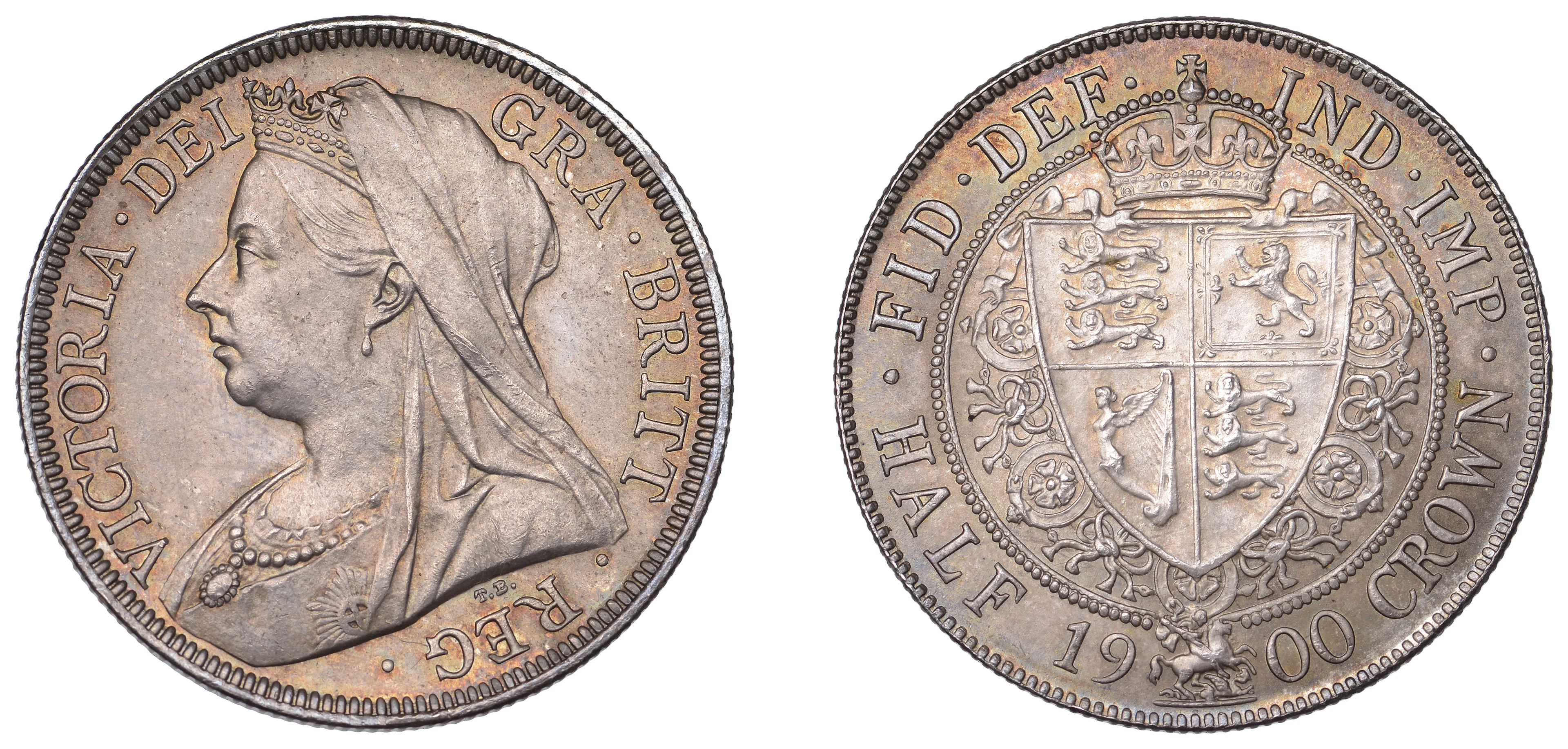 Victoria (1837-1901), Halfcrown, 1900 (ESC 2786; S 3938). Cabinet