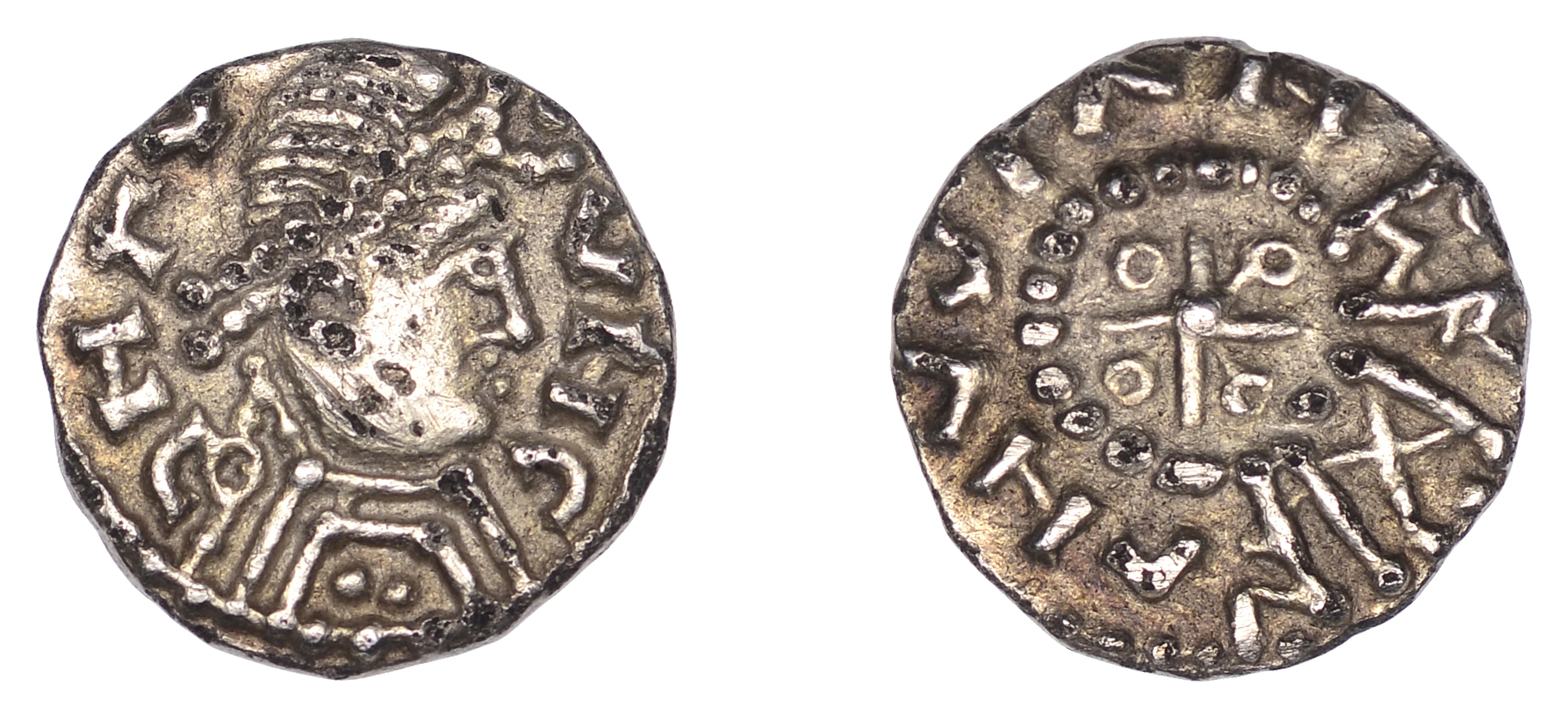 Pale Gold Phase, Post-Crondall: Shilling (Thrymsa), Pada type PaIII