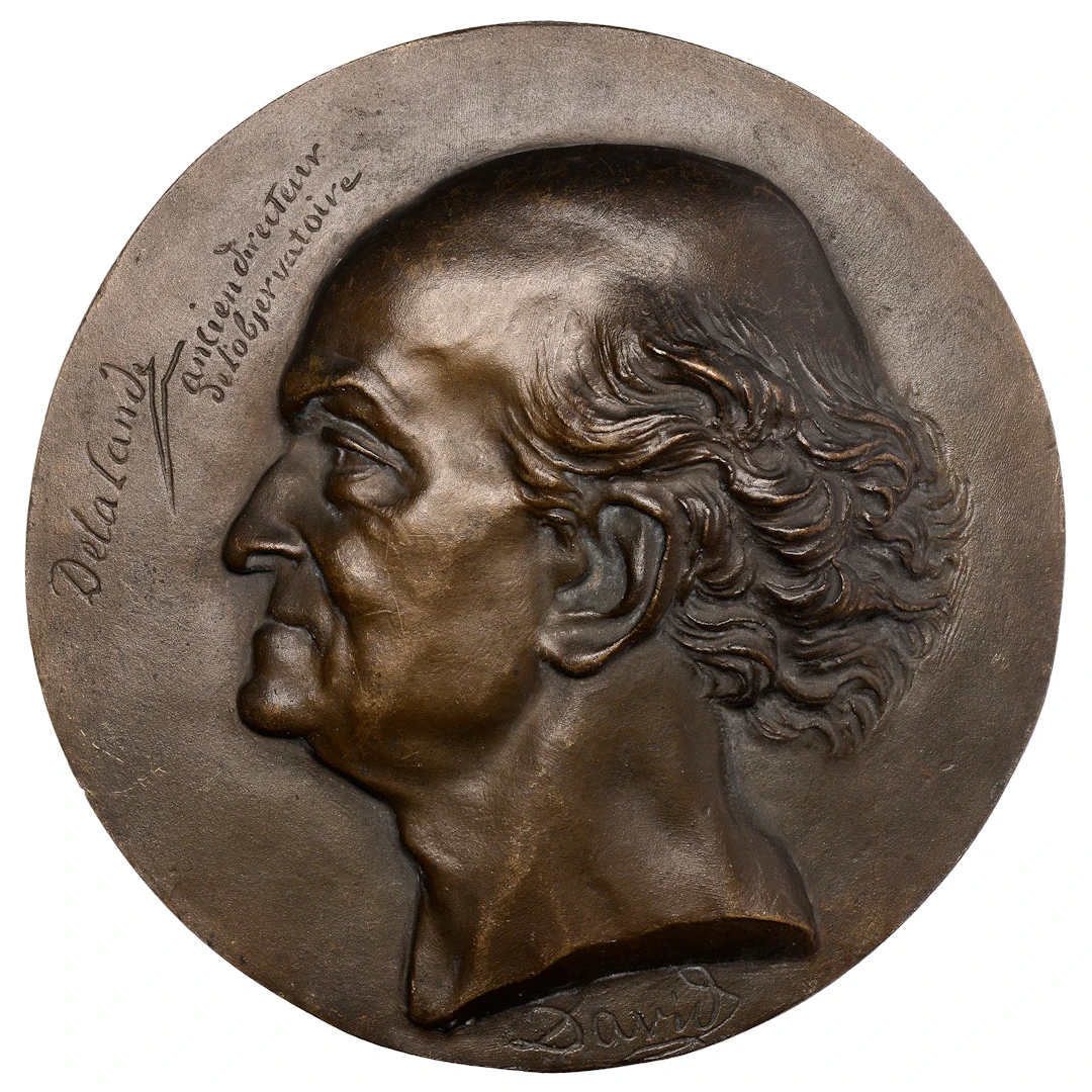 FRANCE, Joseph-Jérôme Lefrançois de Lalande, 1850, a uniface cast