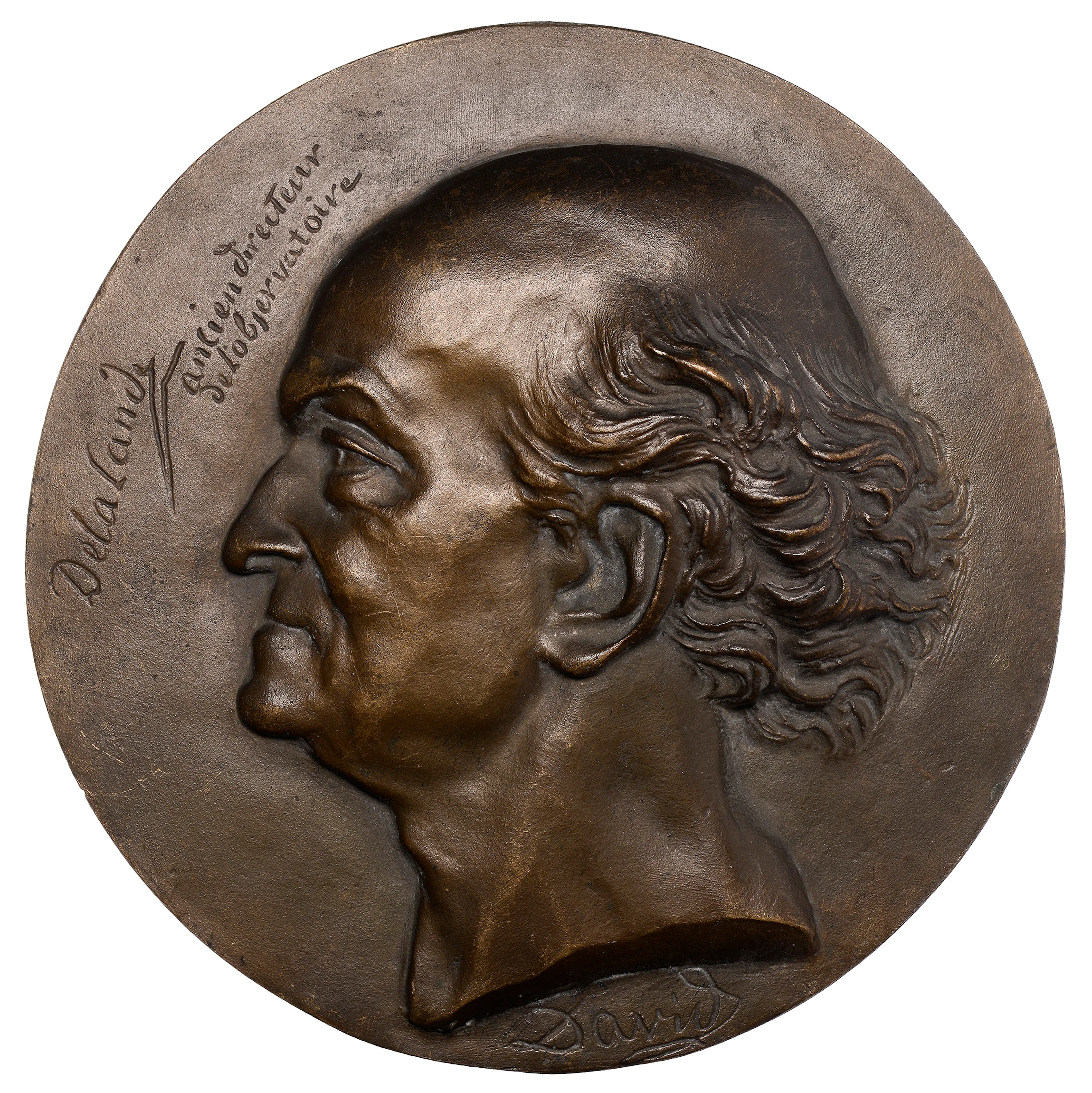 FRANCE, Joseph-Jérôme Lefrançois de Lalande, 1850, a uniface cast