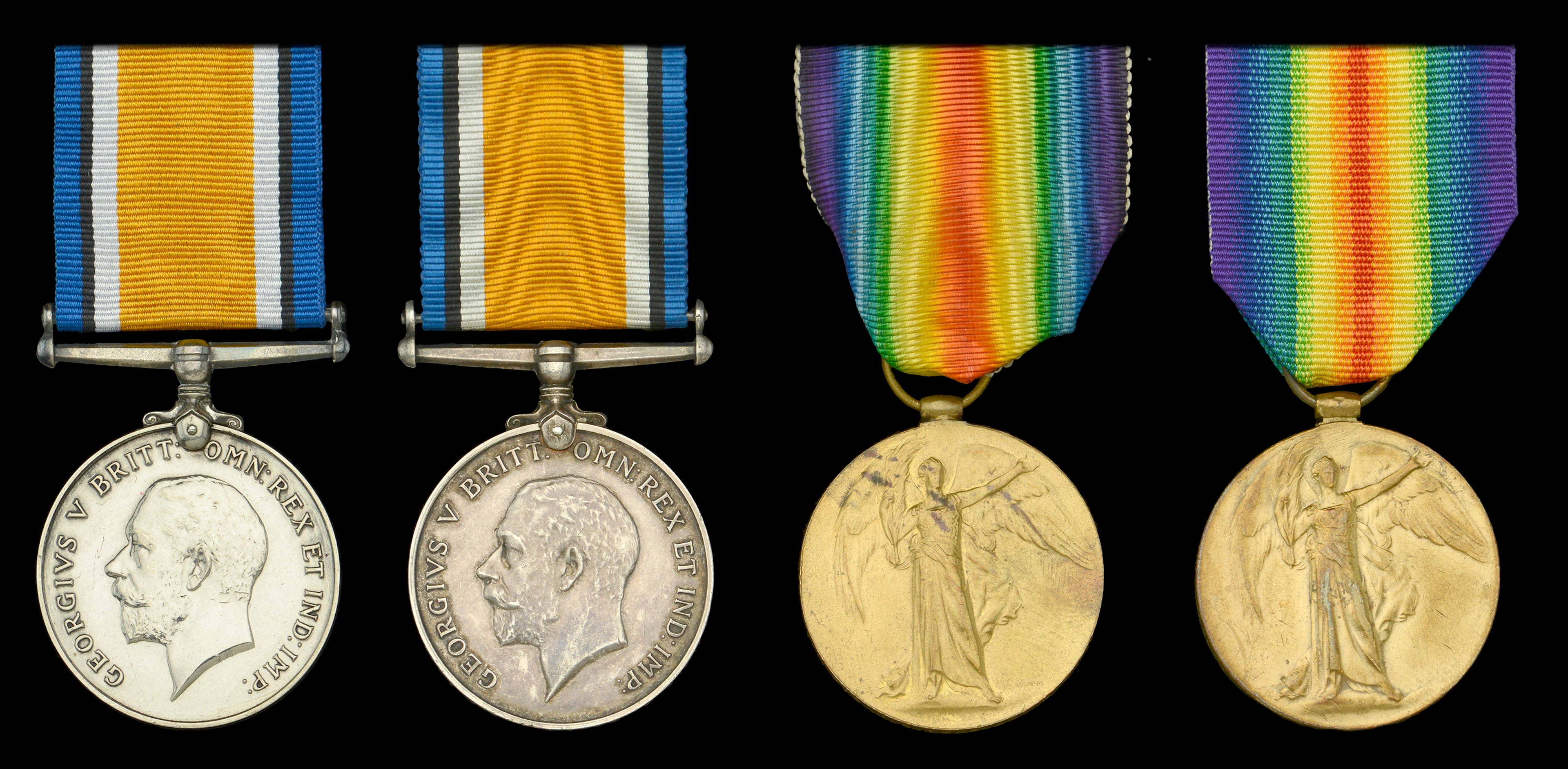 British War Medal 1914-20 (2) (3056157 Pte. A. W. Lane. P.P.C.L.I.;