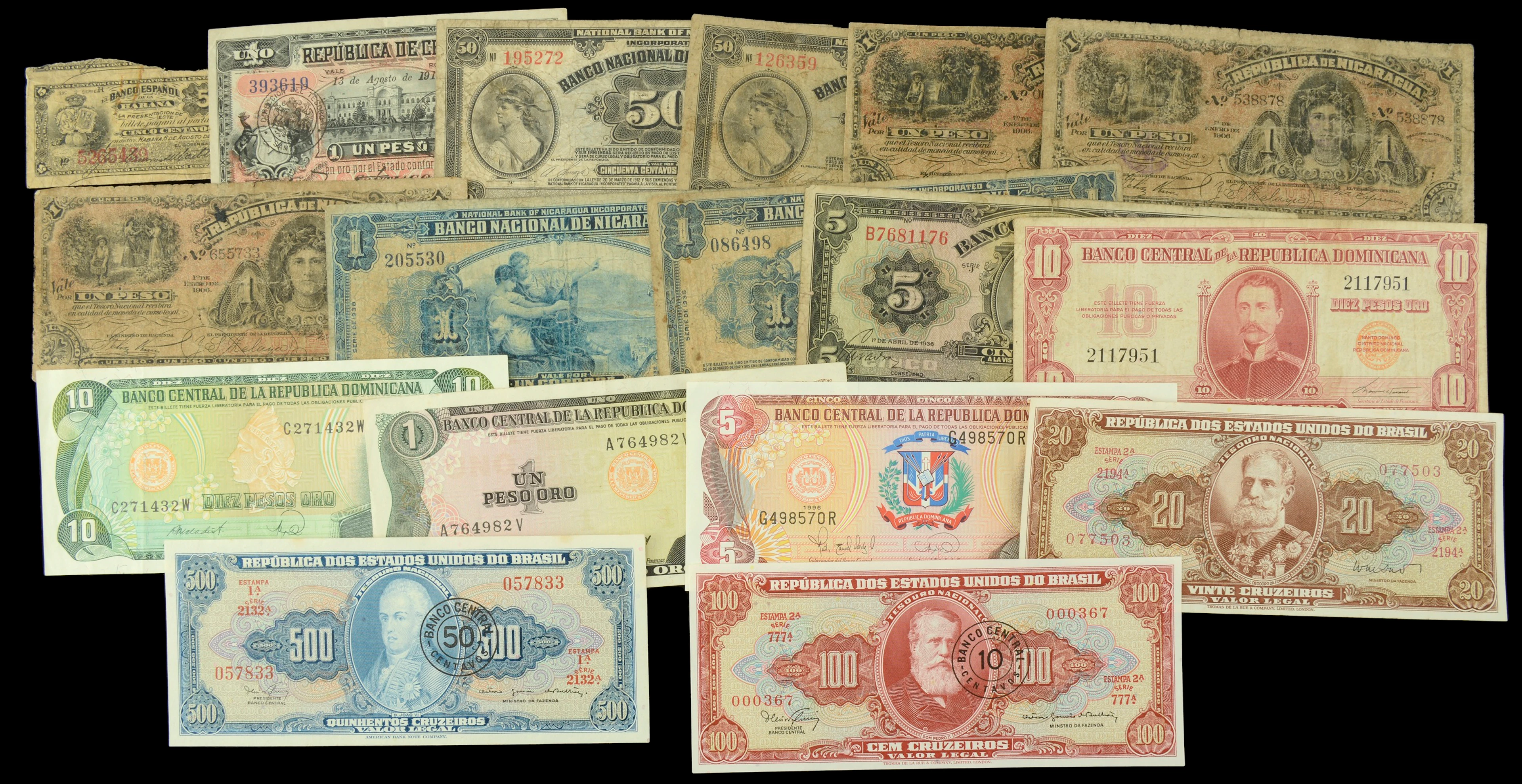 A Very Interesting Group of South American Notes including Republica