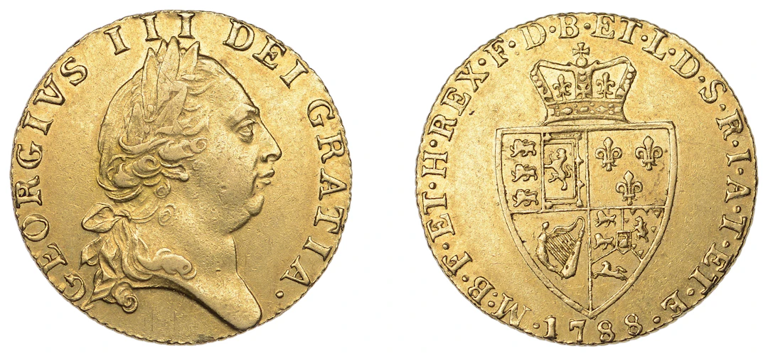George III (1760-1820), Pre-1816 issues, Guinea, 1788, fifth bust