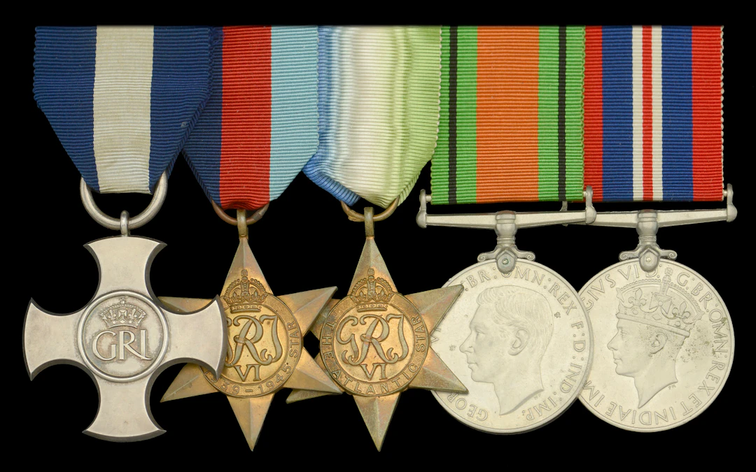 A Second War D.S.C. group of five attributed to Sub Lieutenant (A.)