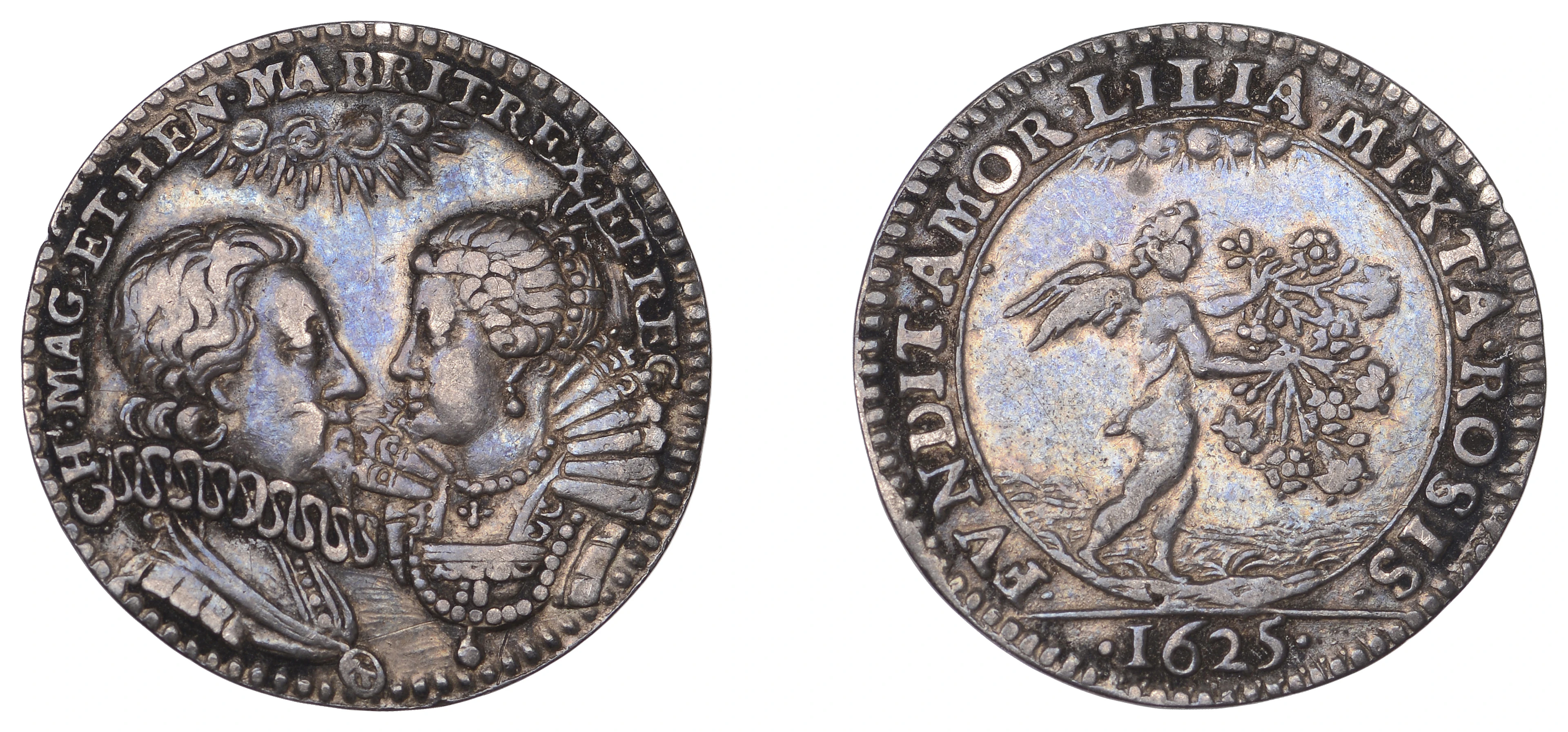 Marriage of Charles I and Henrietta Maria, 1625, a cast and chased