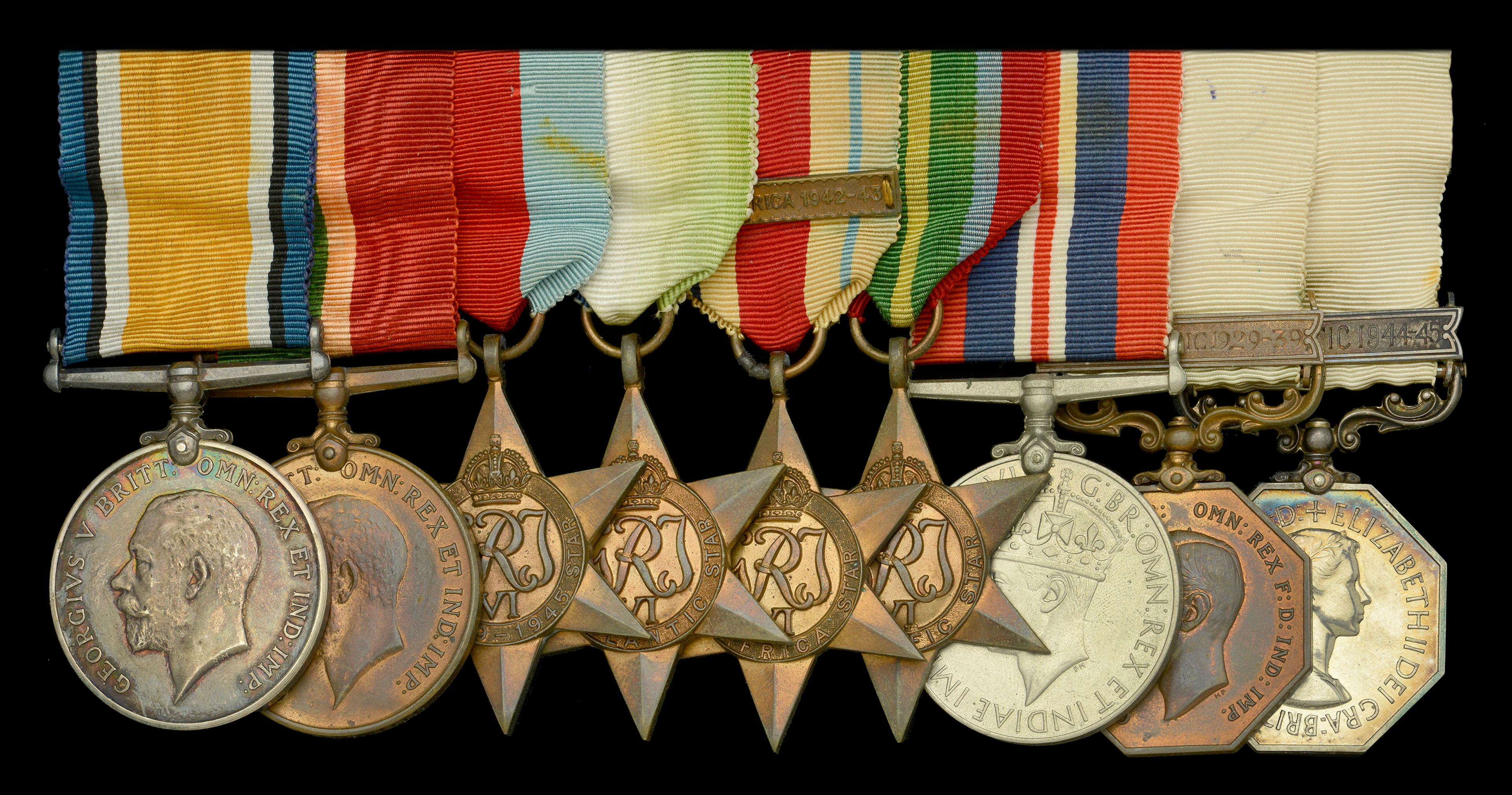 An extremely rare Antarctic exploration group of nine awarded to Chief
