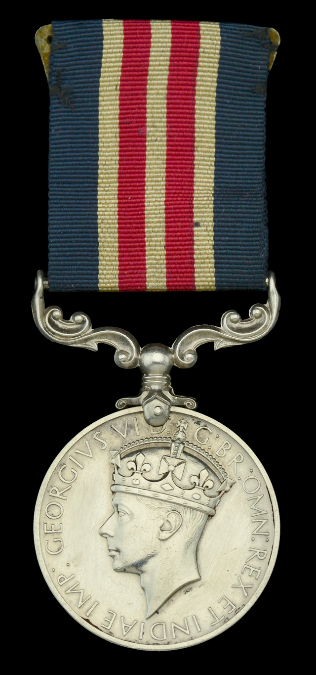 An outstanding Second War ‘Malaya 1941’ M.M. awarded to Havildar Sondha
