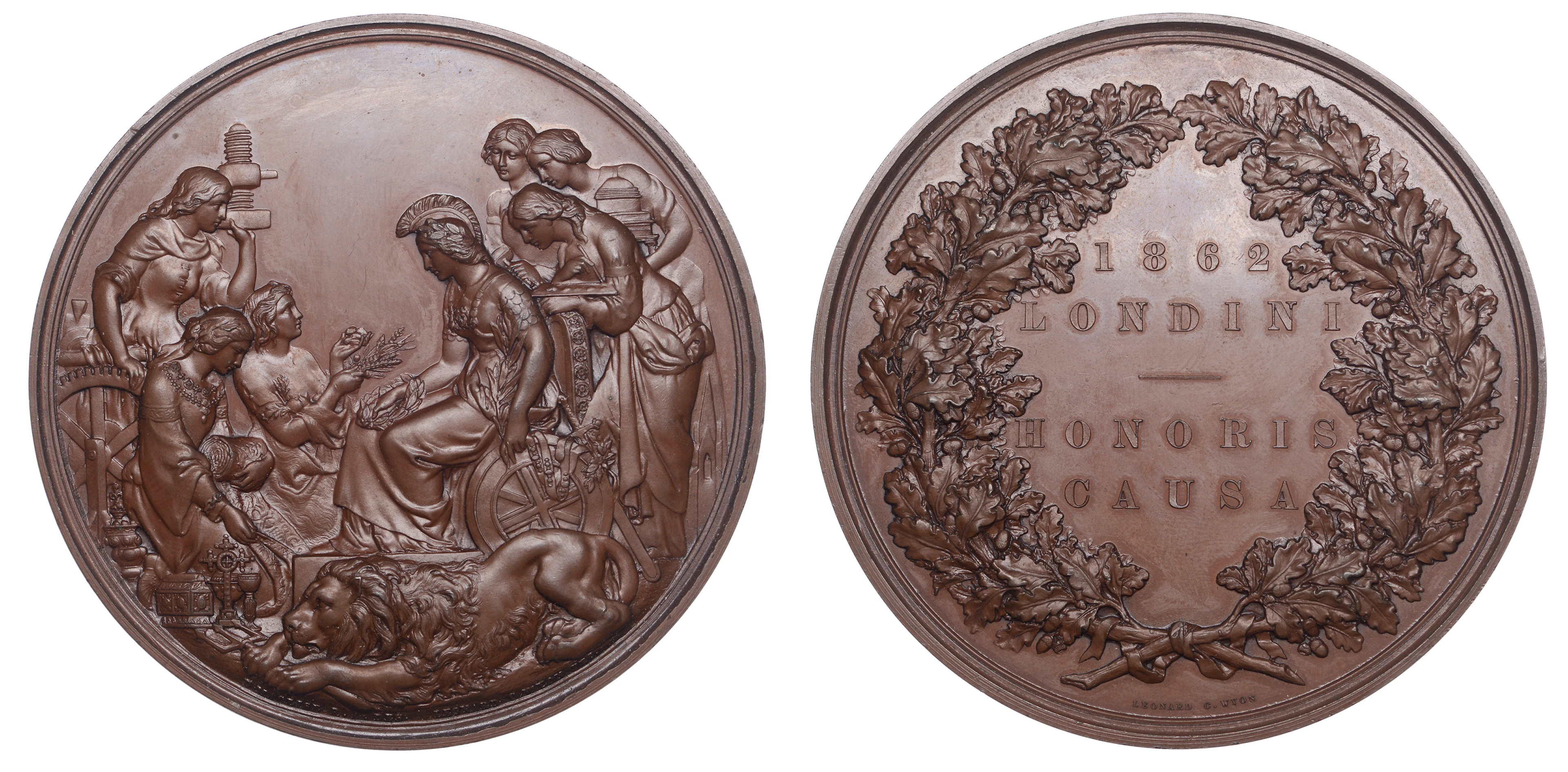 International Exhibition, South Kensington, 1862, a copper Juror’s