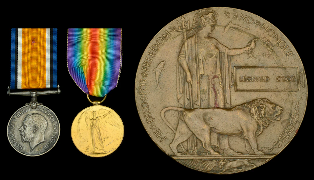 Pair: Private L. Cook, 5th (London Rifle Brigade) Battalion, London