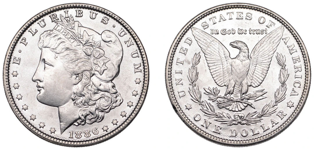 United States of America, Dollar, 1886, Philadelphia (KM 110). Lustrous