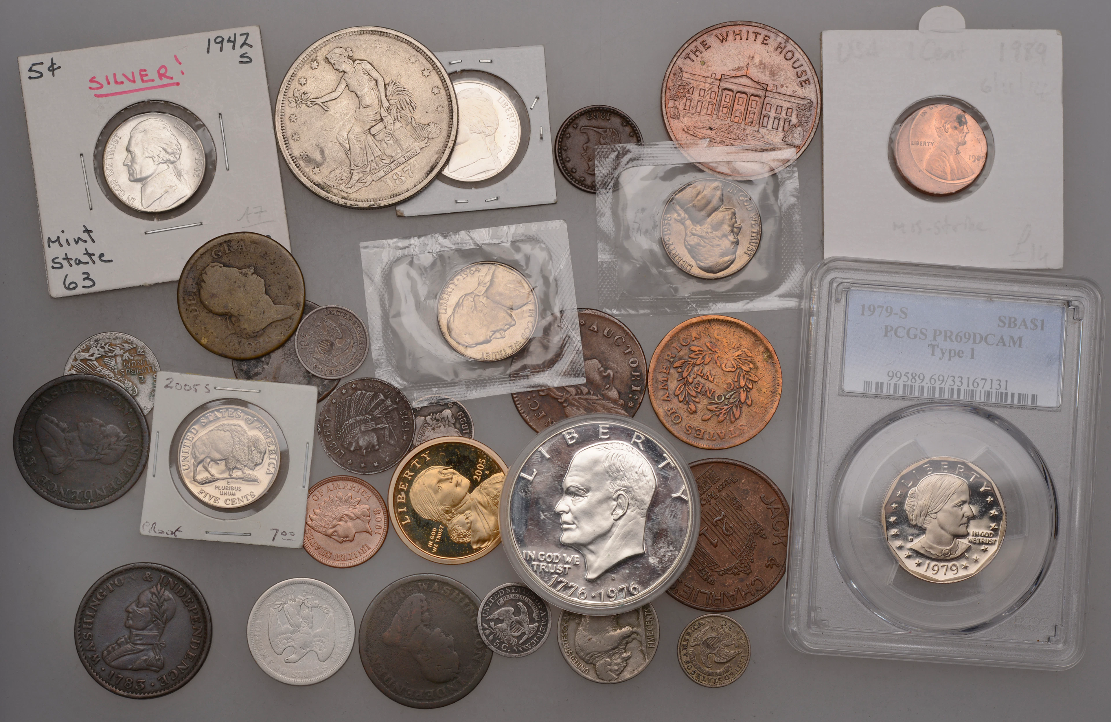 United States of America, Colonial, George Washington, Cent, 1783