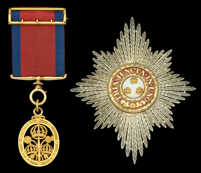 An impressive and rare Regency period K.B. set of insignia awarded