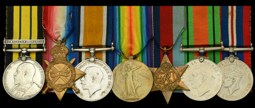 Seven: Commander P. Agger, Royal Navy, who served in H.M.S. Shannon