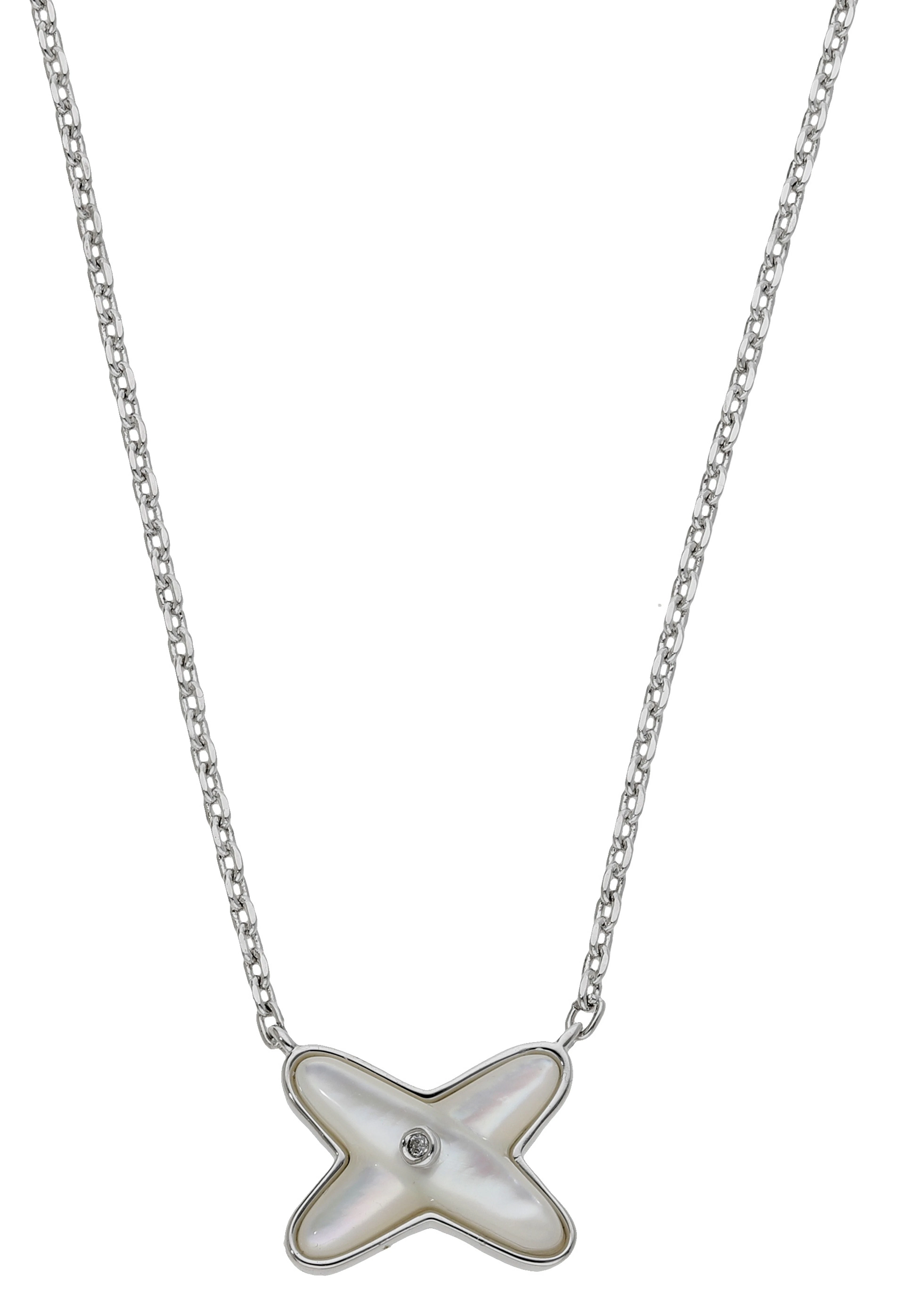 A ‘Jeux de Liens’ mother-of-pearl and diamond necklace by Chaumet