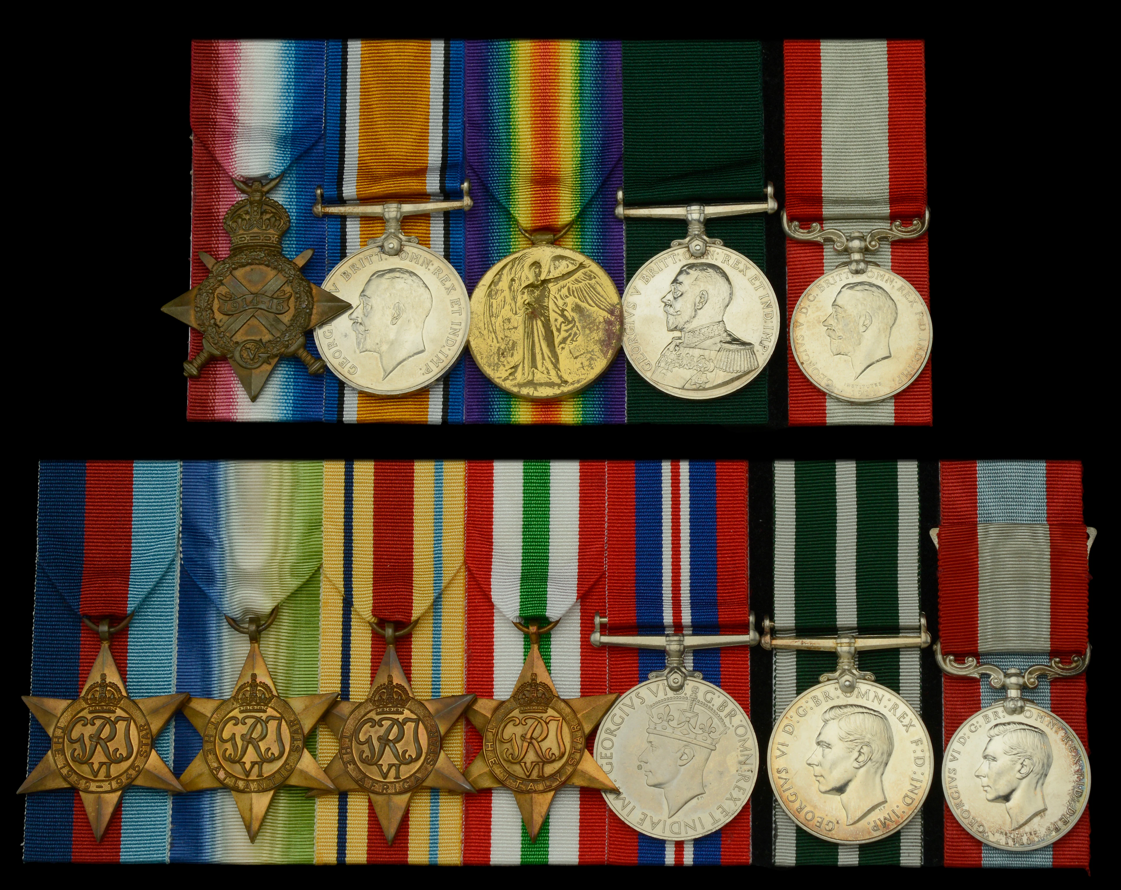 Family Group: Five: Seaman J. Westlake, Royal Naval Reserve and Rocket