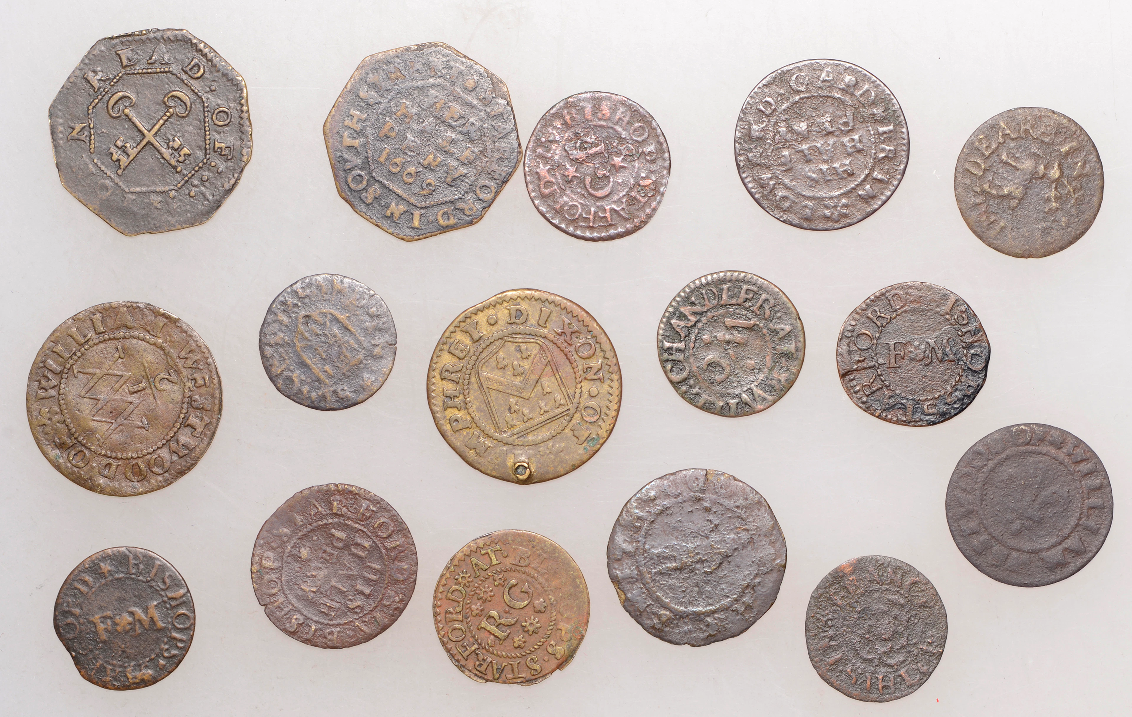 HERTFORDSHIRE, Bishop’s Stortford, Edward Aynsworth, Farthing, 0.87g/6h