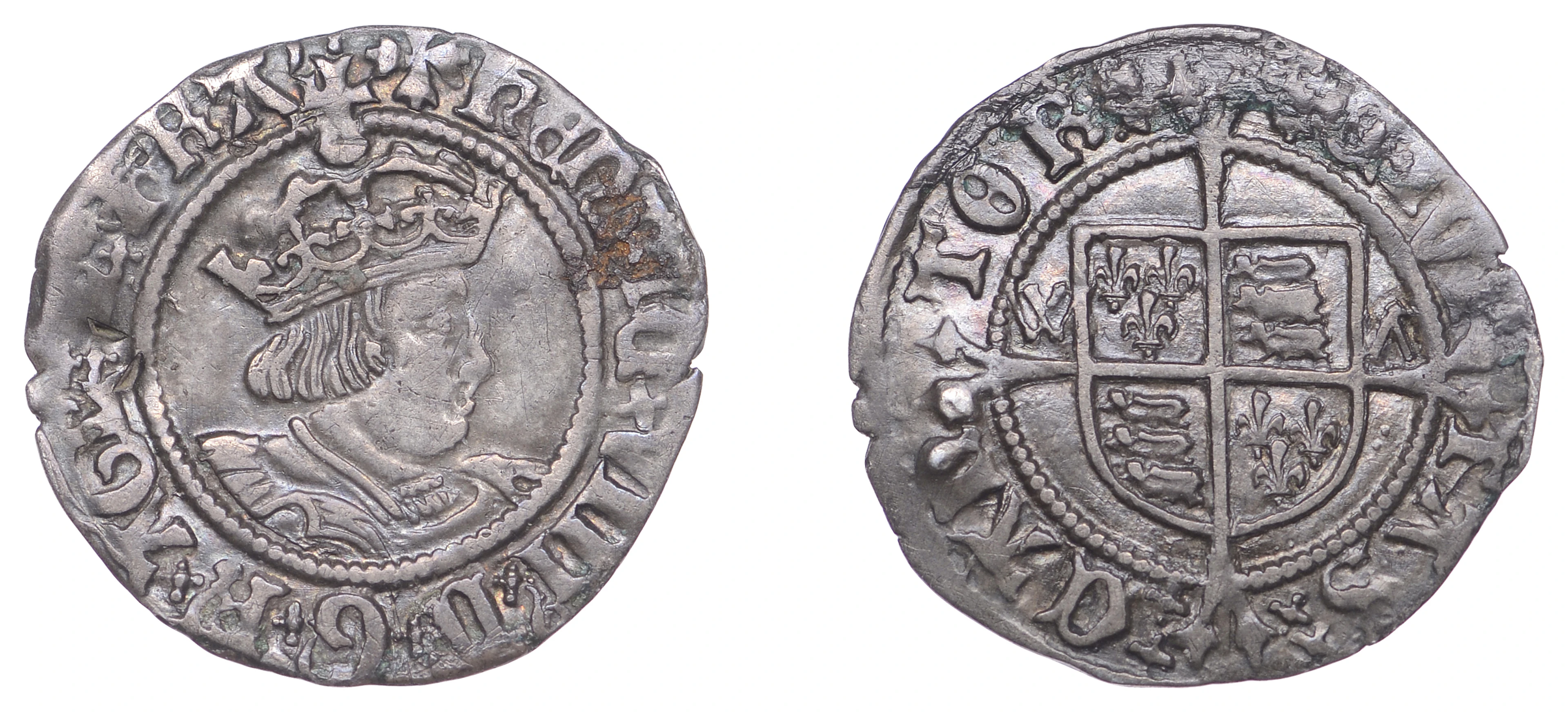 Henry VIII (1509-1547), Second coinage, Halfgroat, Canterbury, Abp
