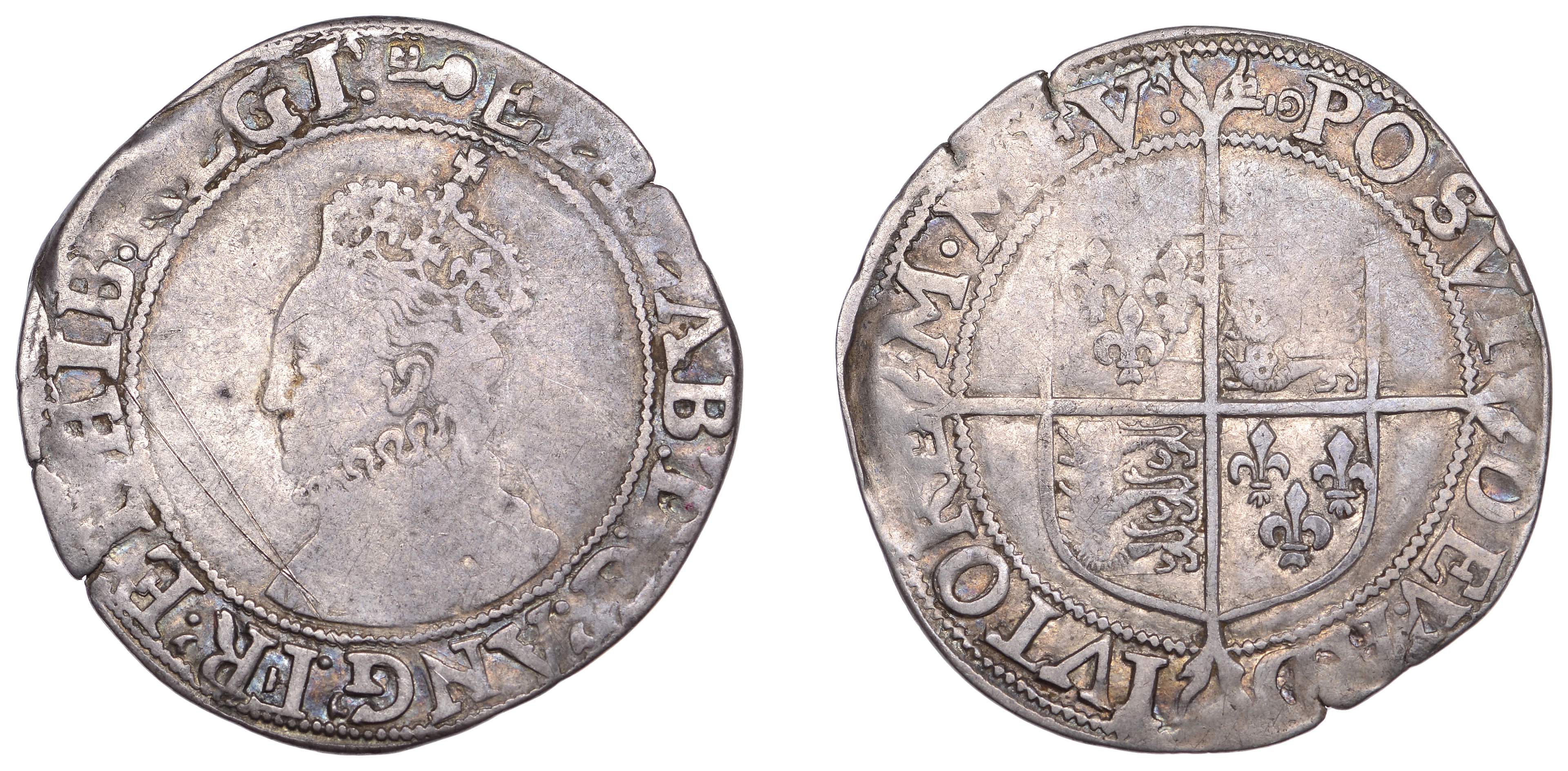 Elizabeth I (1558-1603), Sixth issue, Shilling, mm. key, bust 6B