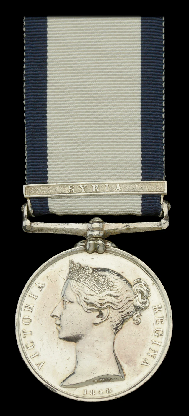 Naval General Service 1793-1840, 1 clasp, Syria (F. Edington.) pawn-broker’s