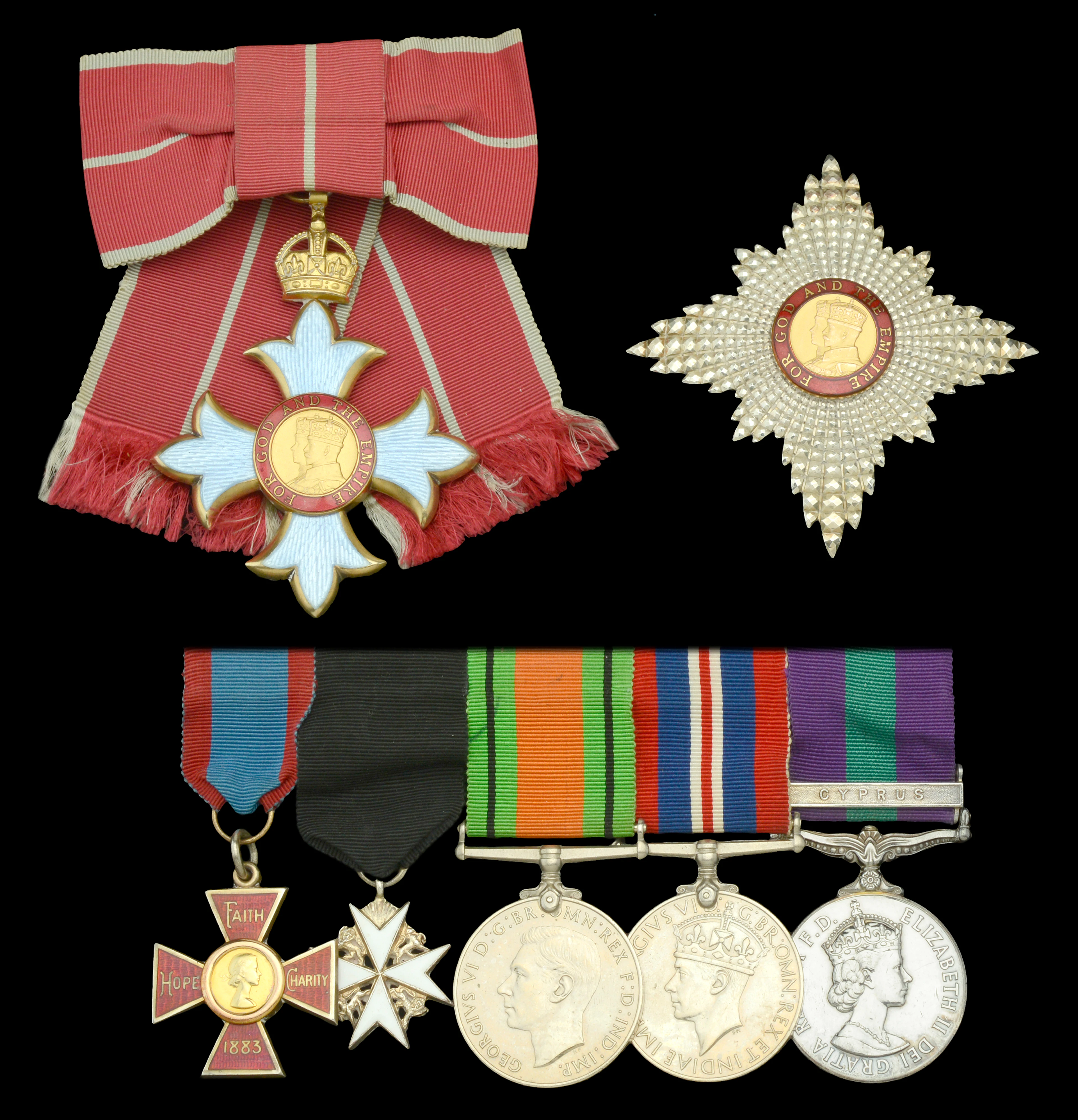 A post-War D.B.E., R.R.C. group of six awarded to Air Commandant Dame