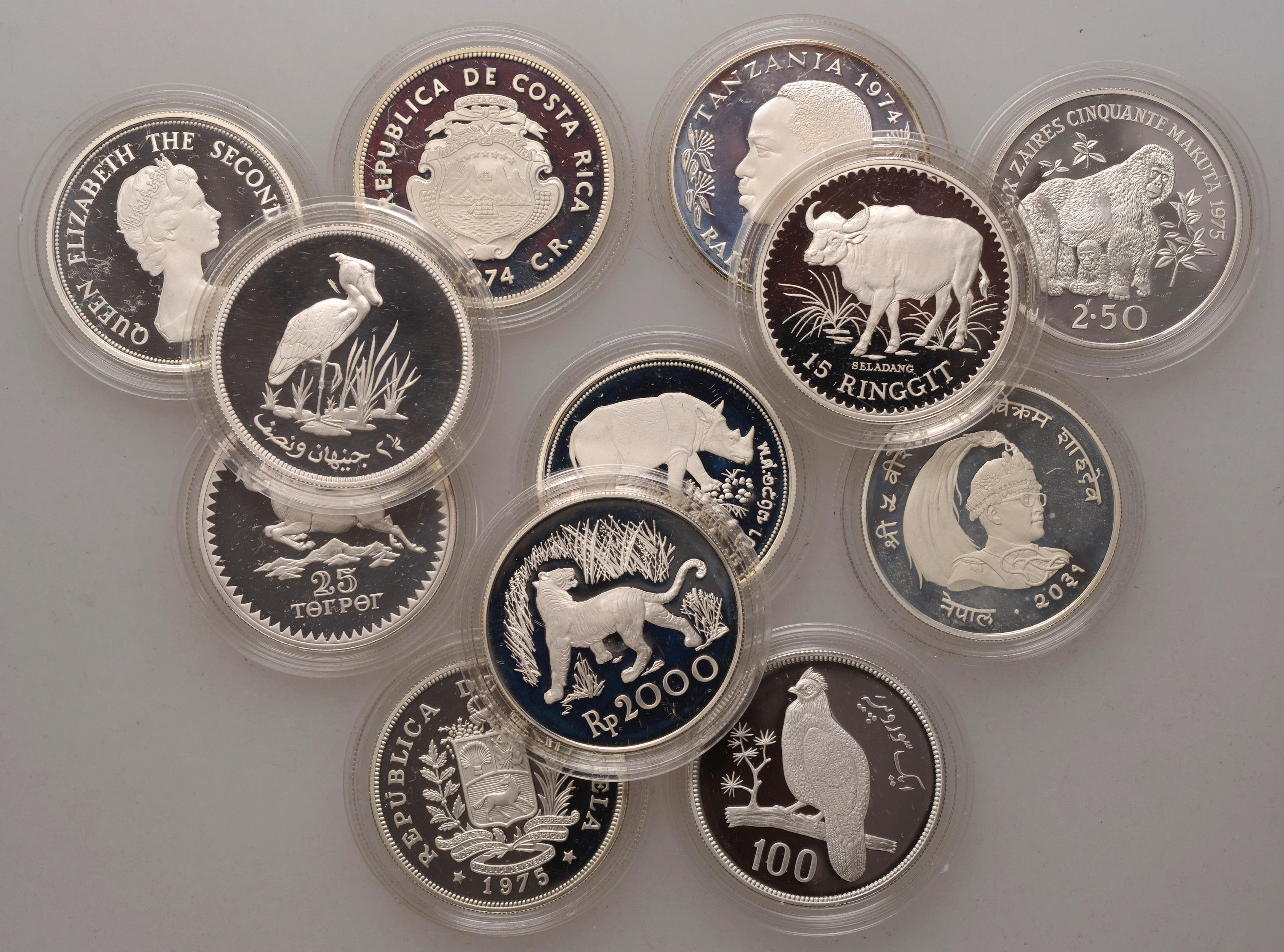 Miscellaneous, COSTA RICA, Second Republic, Proof 50 Colones, 1974