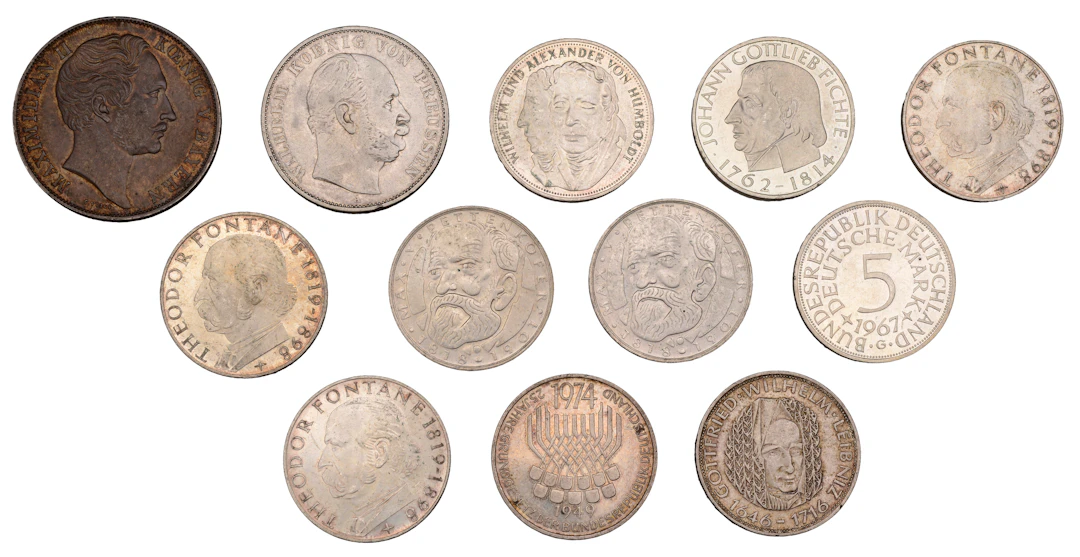 Miscellaneous, GERMANY, Bavaria, Maximilian II, 2 Gulden, 1855, Restoration