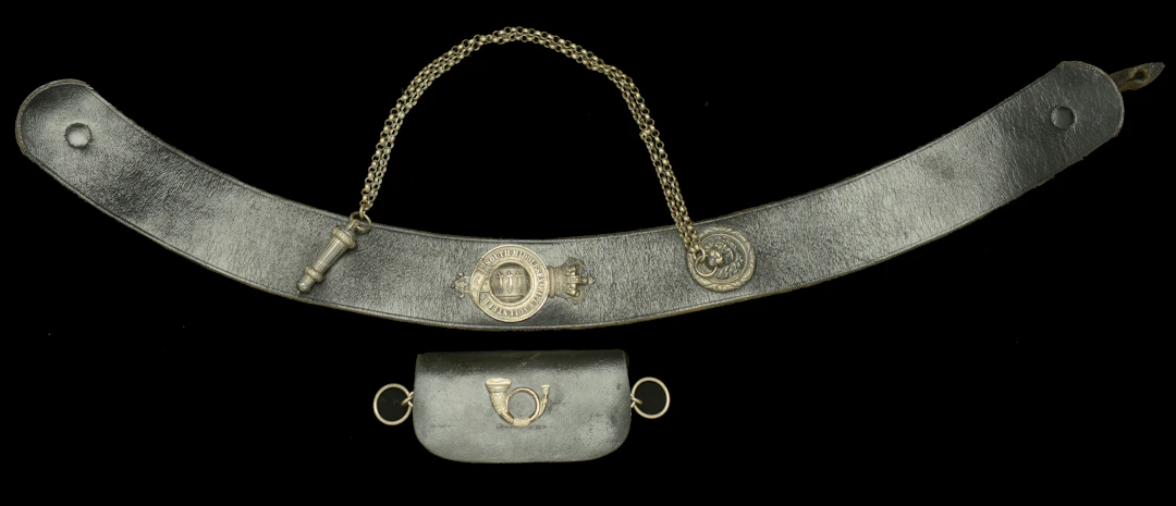 South Middlesex Rifle Volunteers, Officer’s Shoulder Belt, Plate and