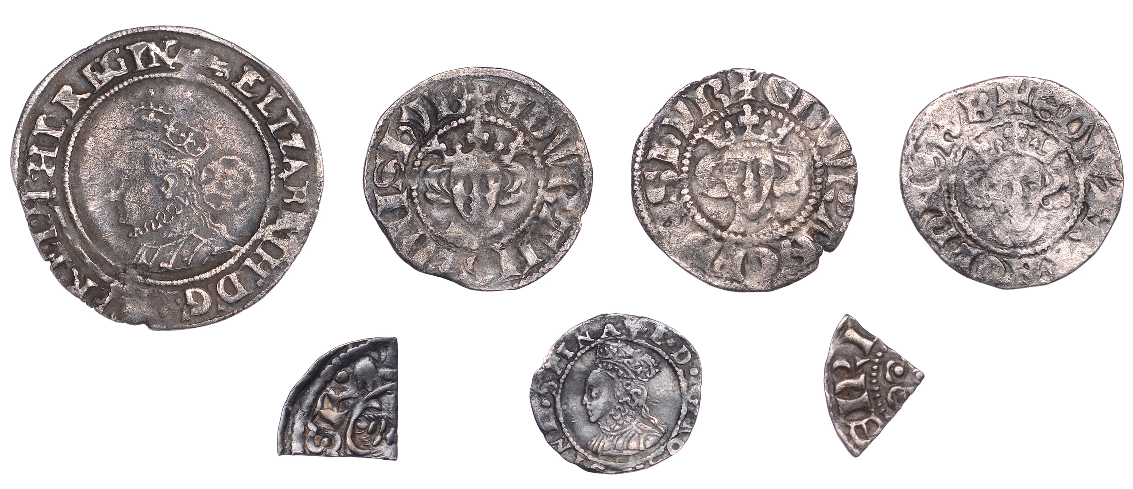 Elizabeth I, Second issue, Penny, mm. cross-crosslet, 0.50g/9h (N