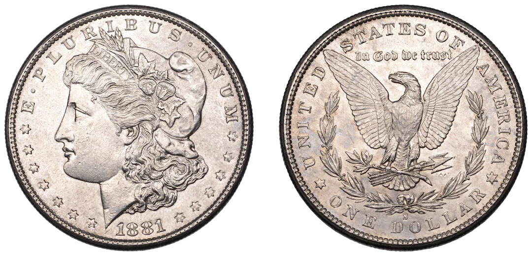 United States of America, Dollar, 1881s, San Francisco (KM 110). Brilliant