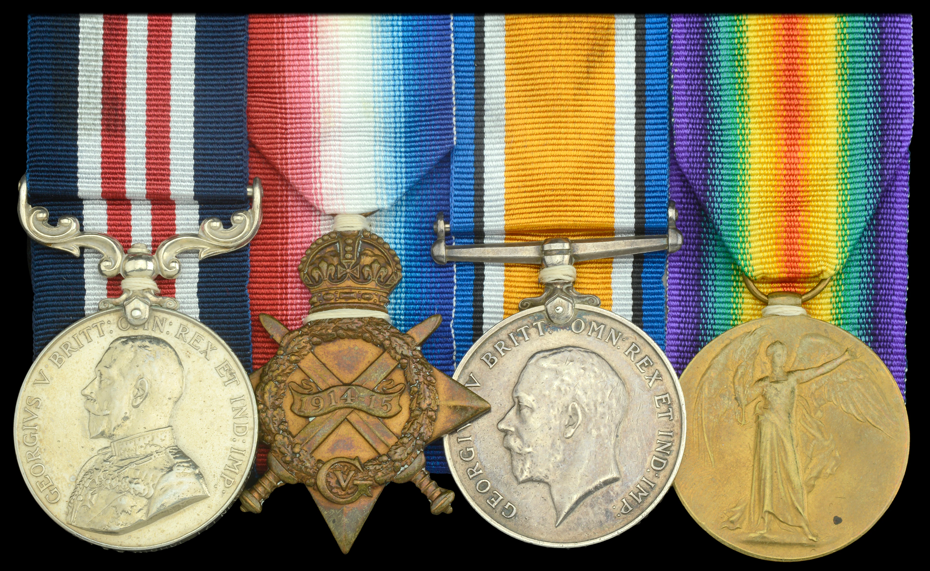The rare Great War ‘Battle of Poelcappelle’ M.M. group of four awarded