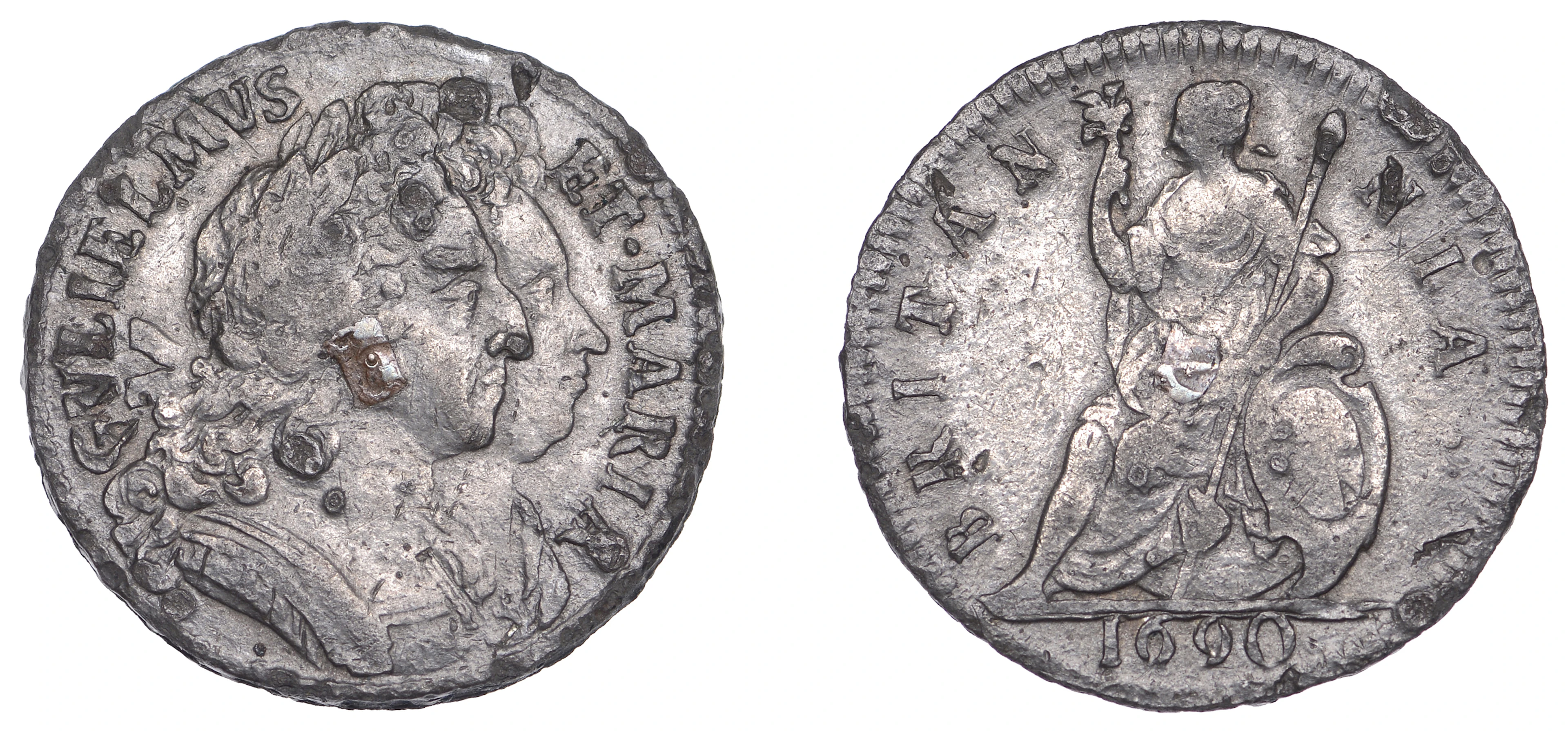 William and Mary (1688-1694), Farthing, 1690 (Cooke 646ff; BMC 578ff;