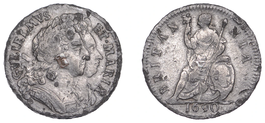 William and Mary (1688-1694), Farthing, 1690 (Cooke 646ff; BMC 578ff;