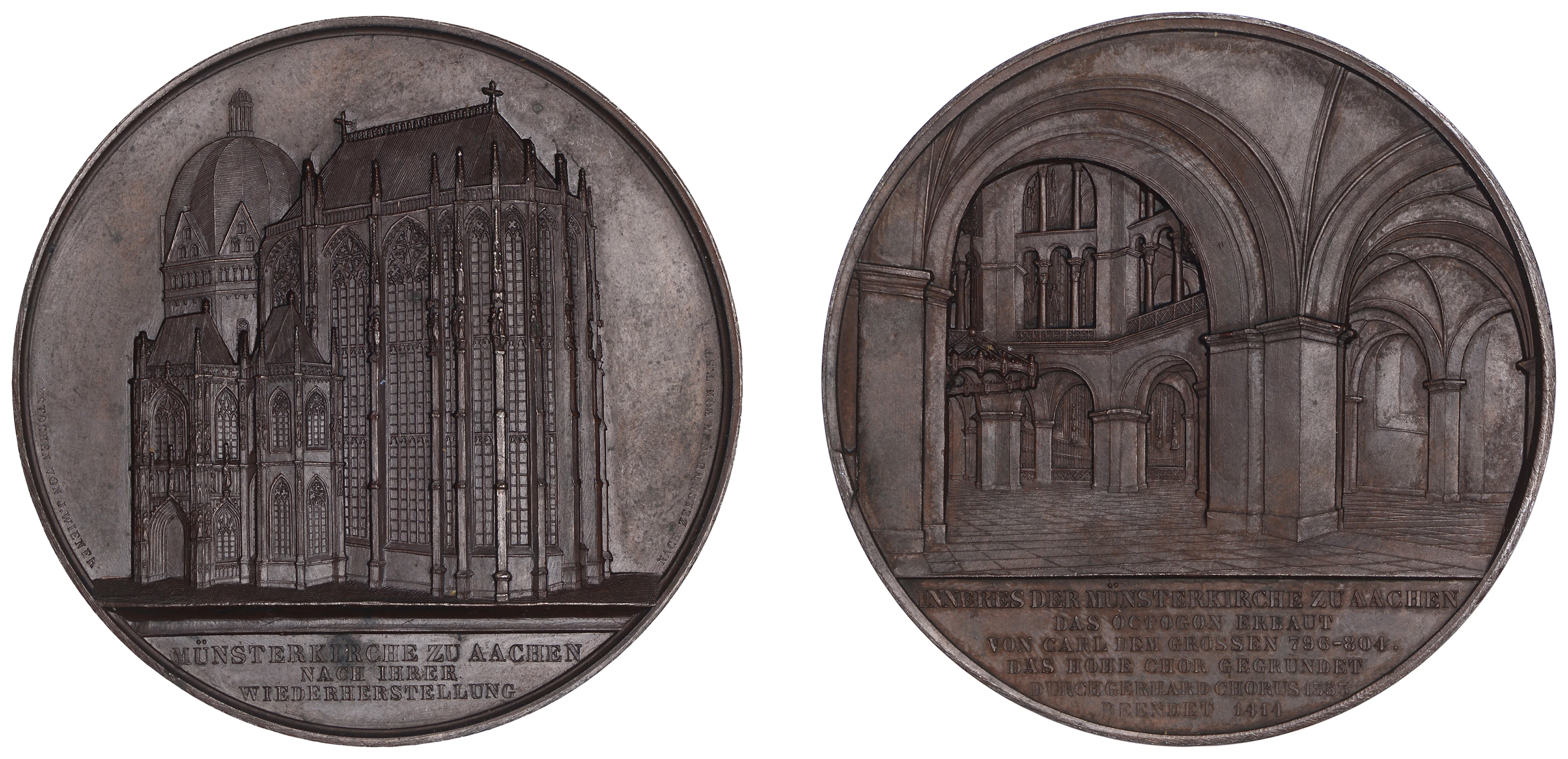GERMANY, Münsterkirche zu Aachen [Minster Church of Aachen], 1856